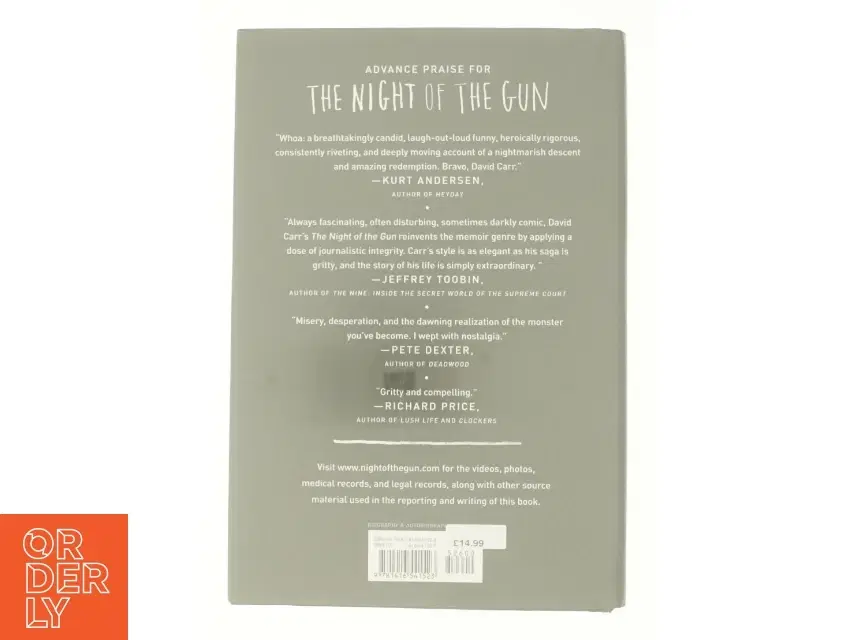 The Night of the Gun af David Carr (Bog)