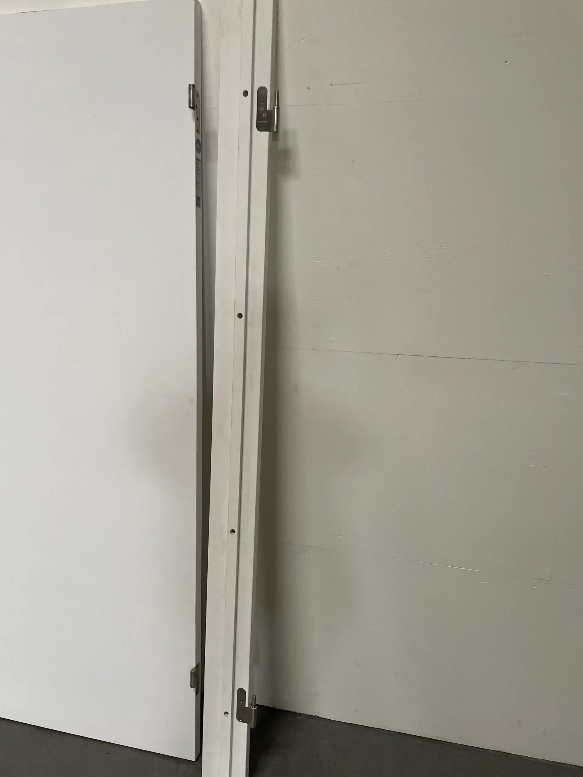 Nordicdoor massiv indvendig dobbelt dør melamin 1790x2090mm hvid