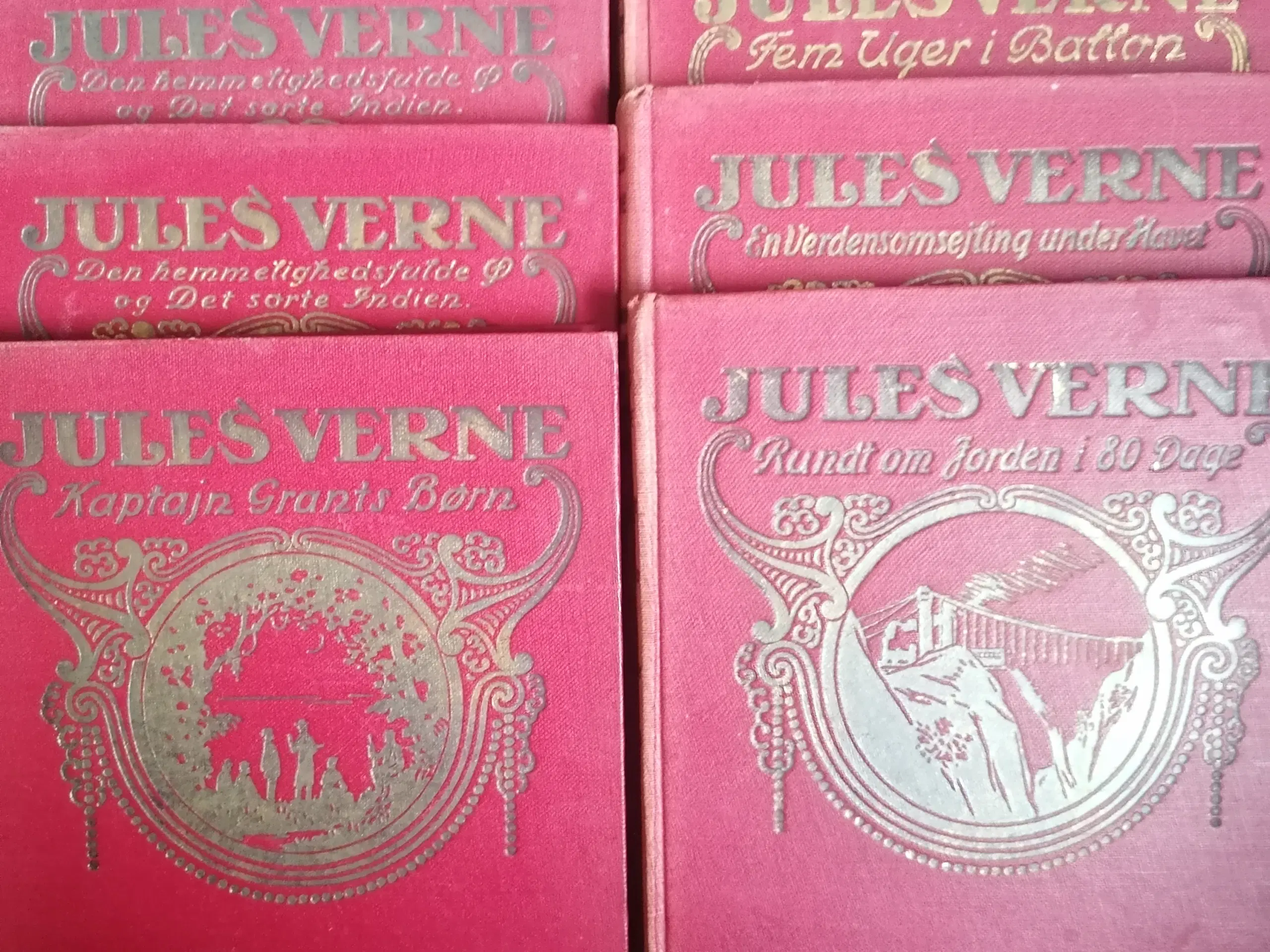 Jules Verne bøger - antikke