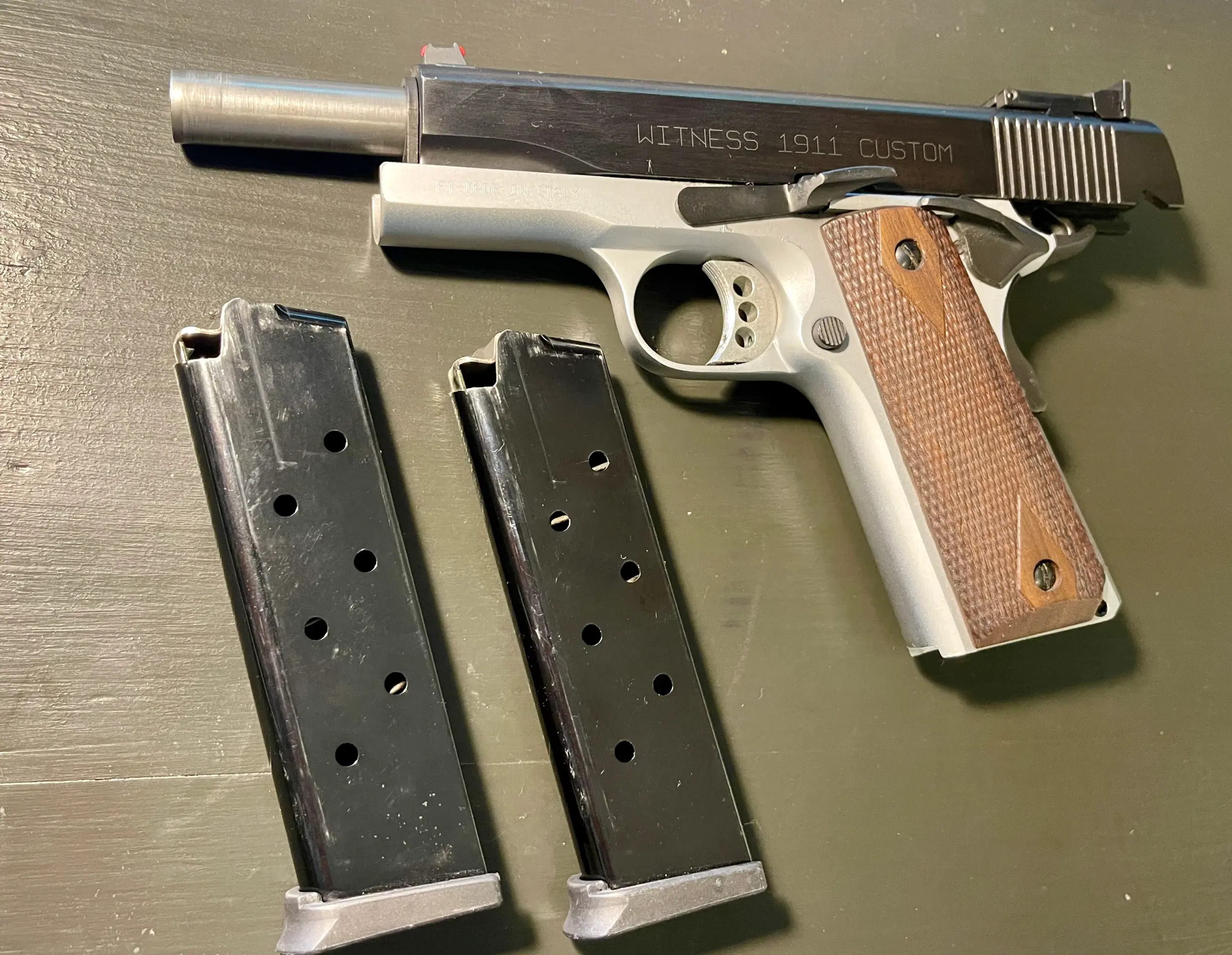 1911 Custom Witness 45cal fra Tangfolio