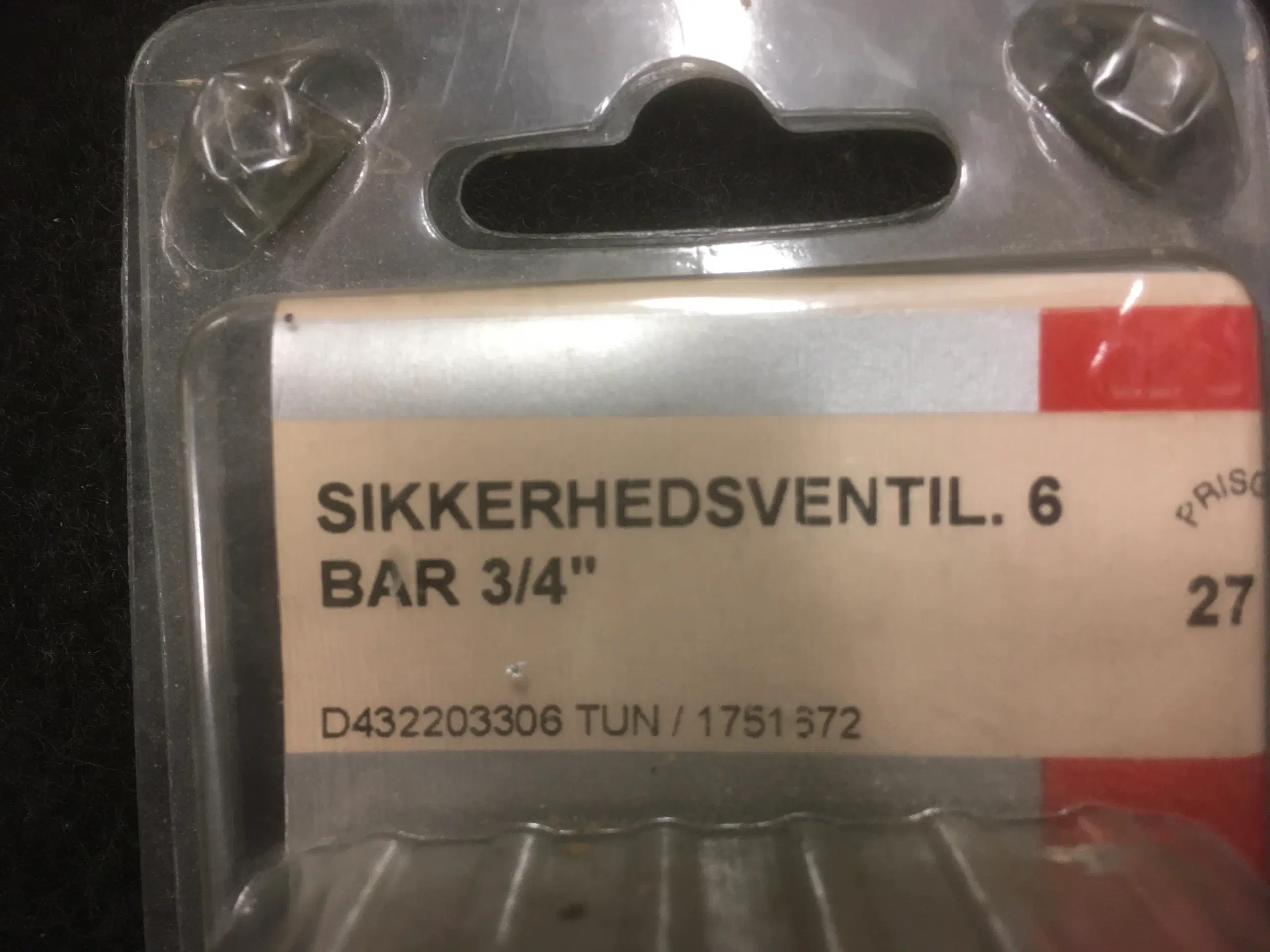 Sikkerhedsventil