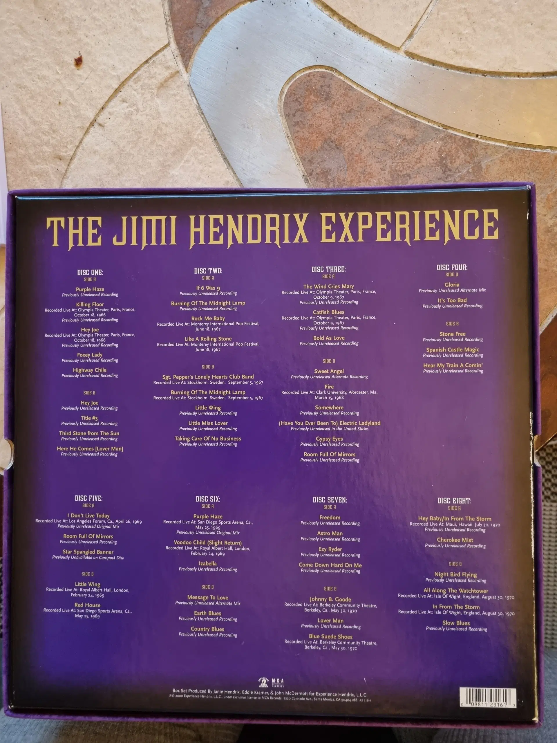 The Jimi Hendrix Lp boks