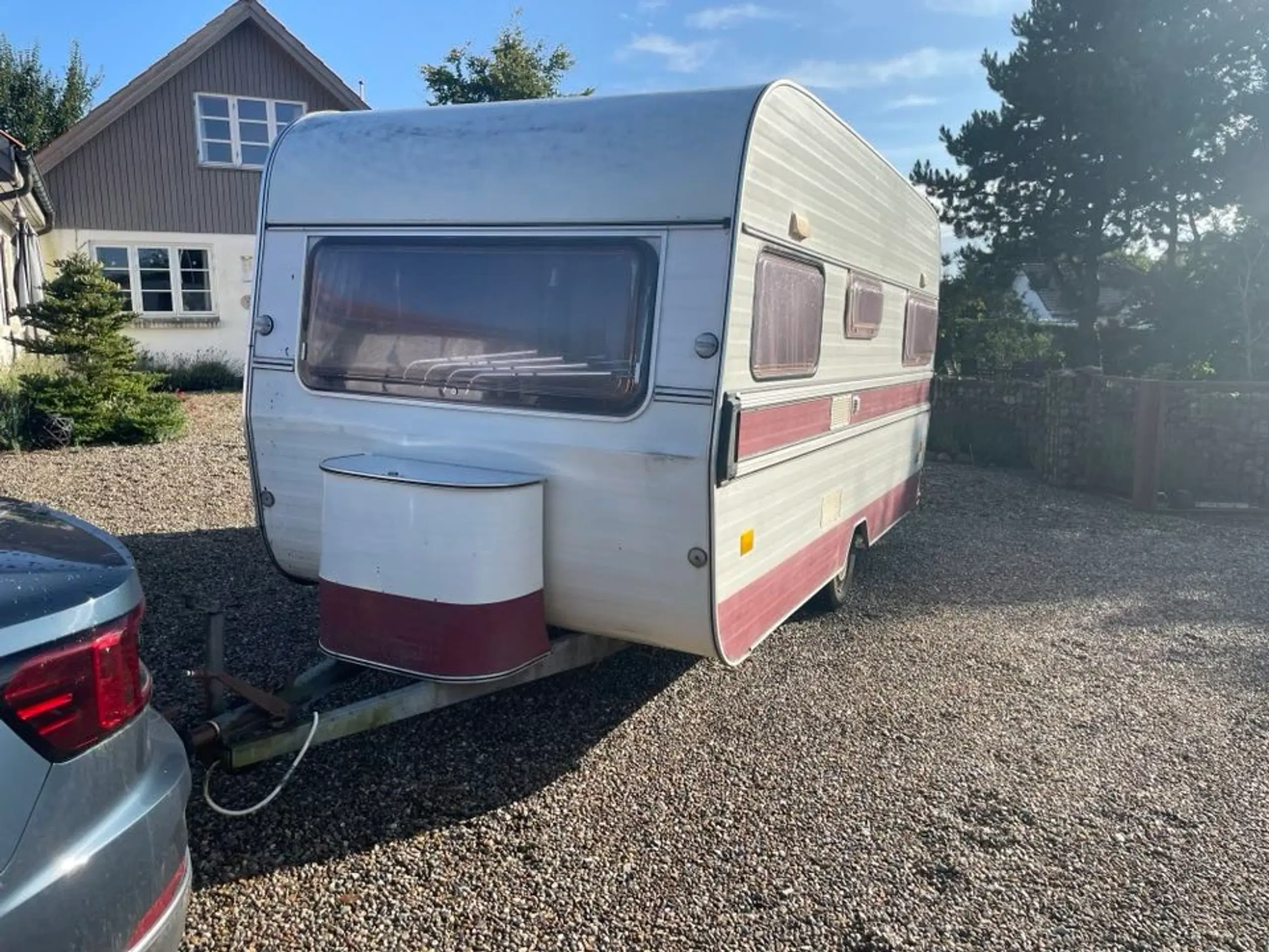 Retro indregistreret campingvogn KIP  KL470 LK fra