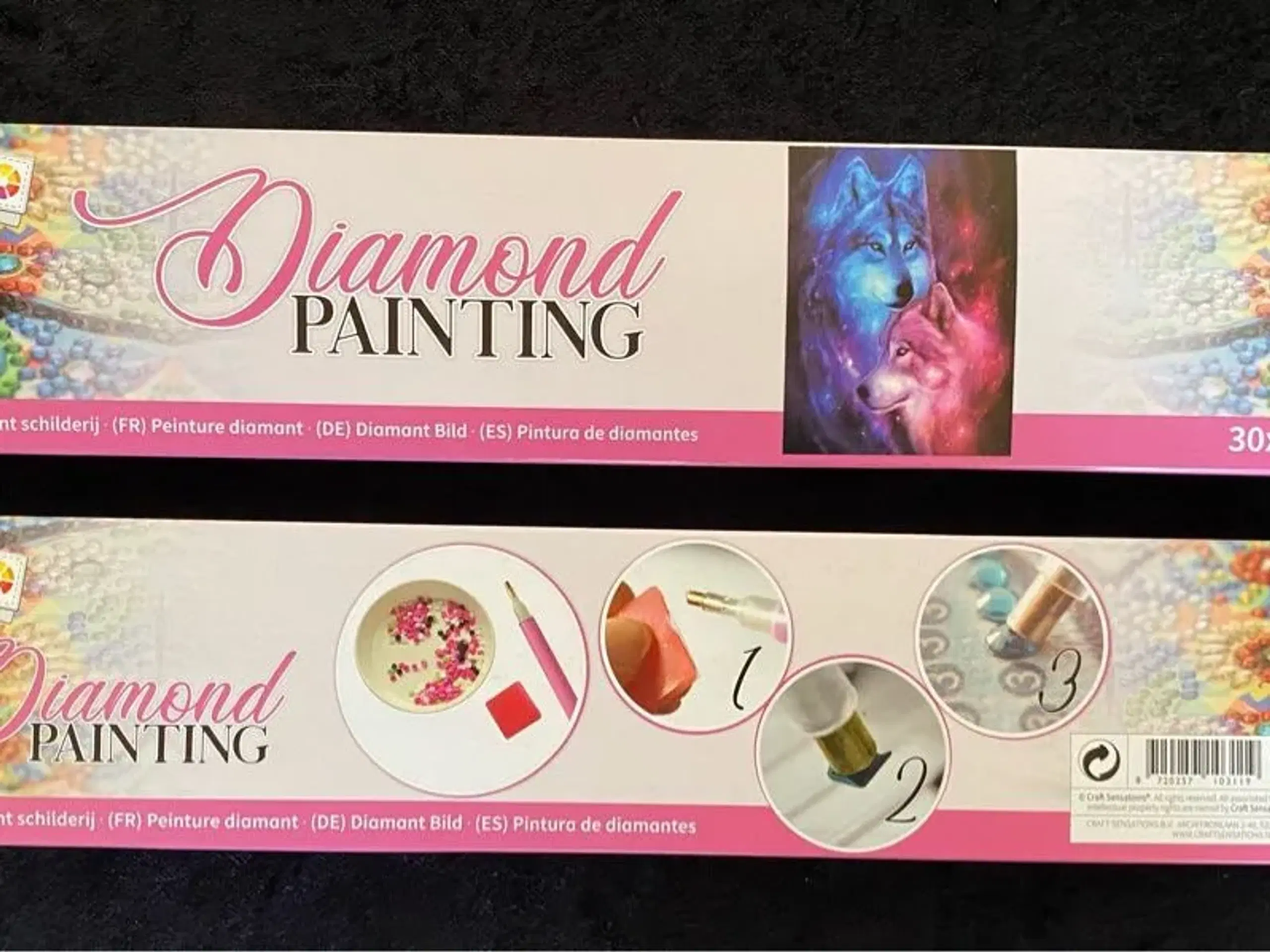 Diamond painting ulve