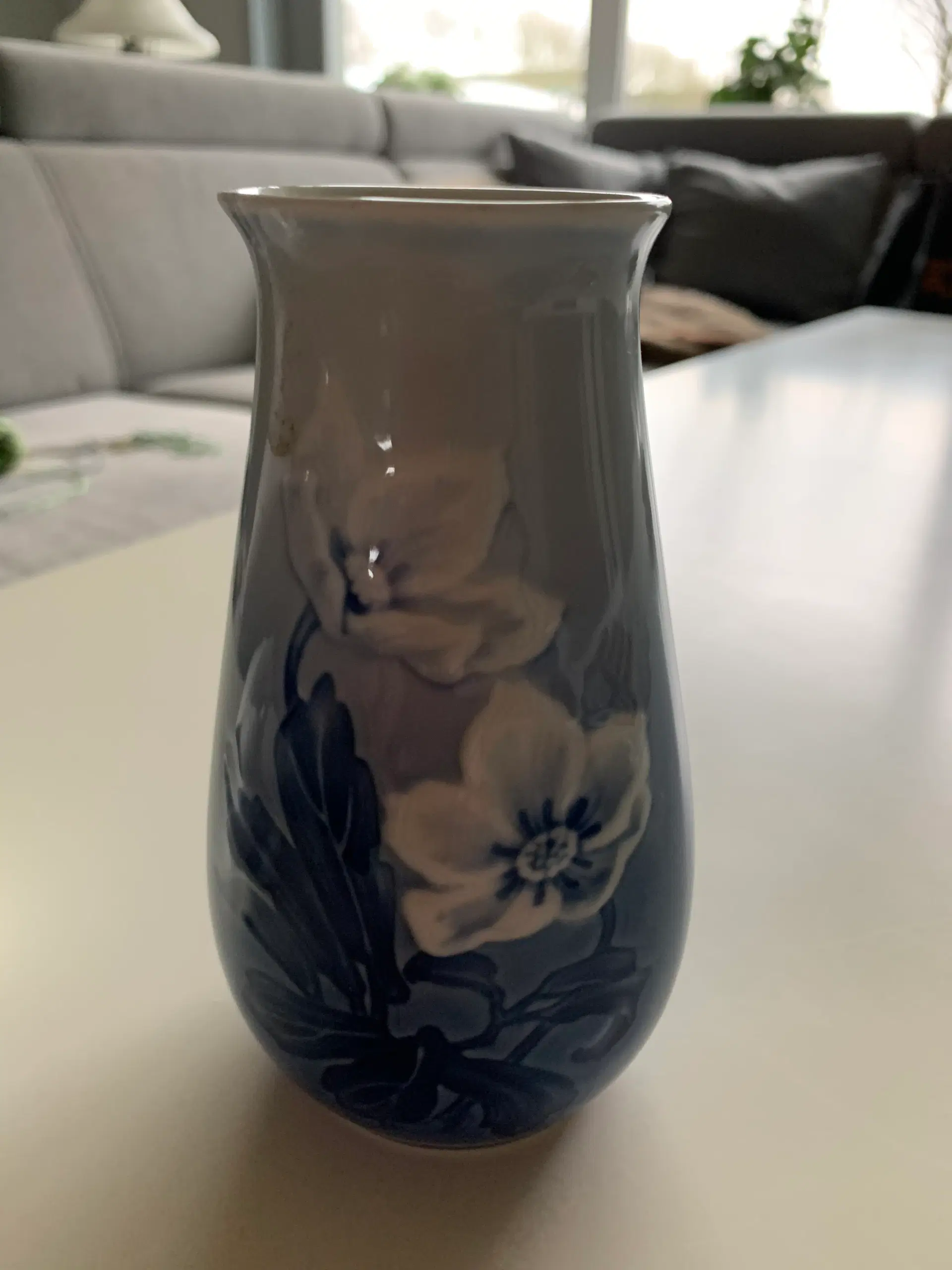 Vase julerose