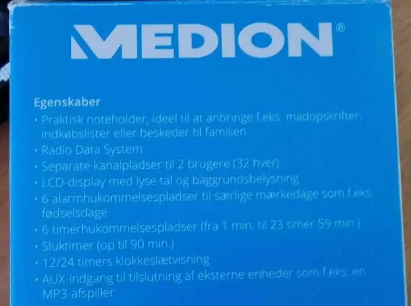 Medion køkkenradio/CD Aalborg