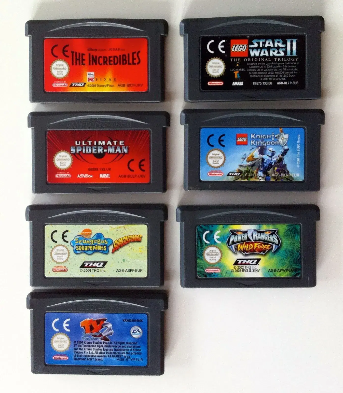 Gameboy Advance Spil