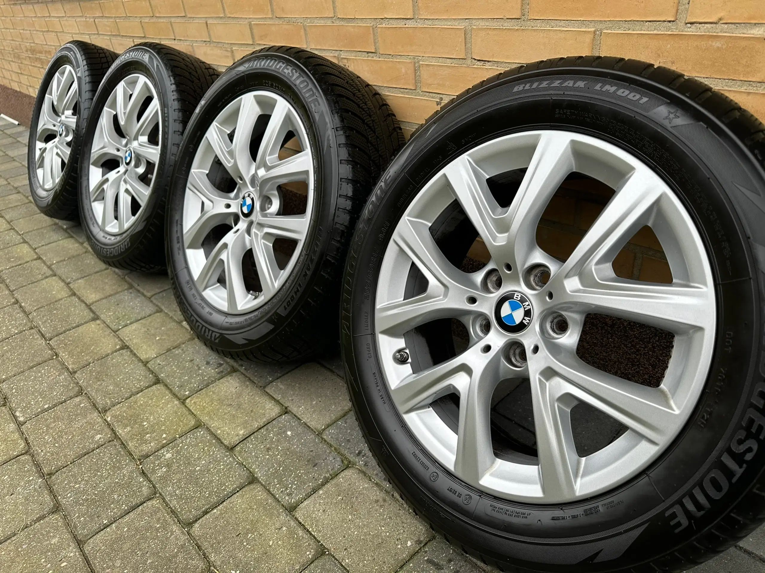 17" Originale BMW/VW vinterfælge 5x112 med tpms