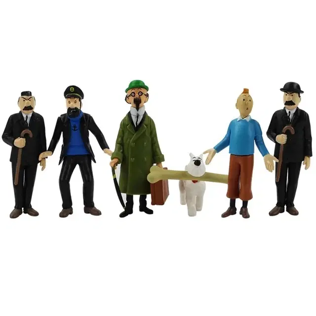 * Fantastiske figurer - fra Tintin (6 stk)