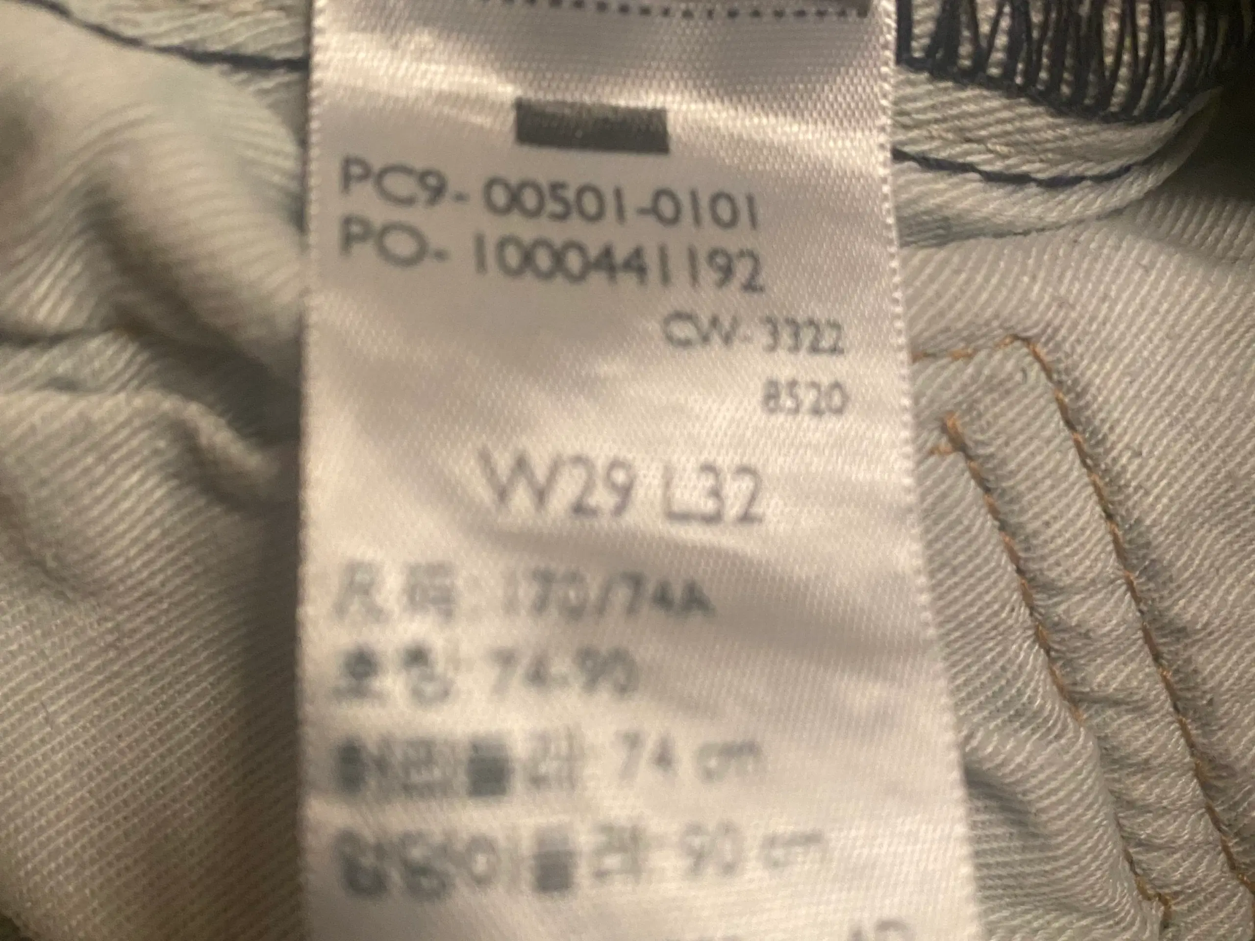 Levis 501 original bukser