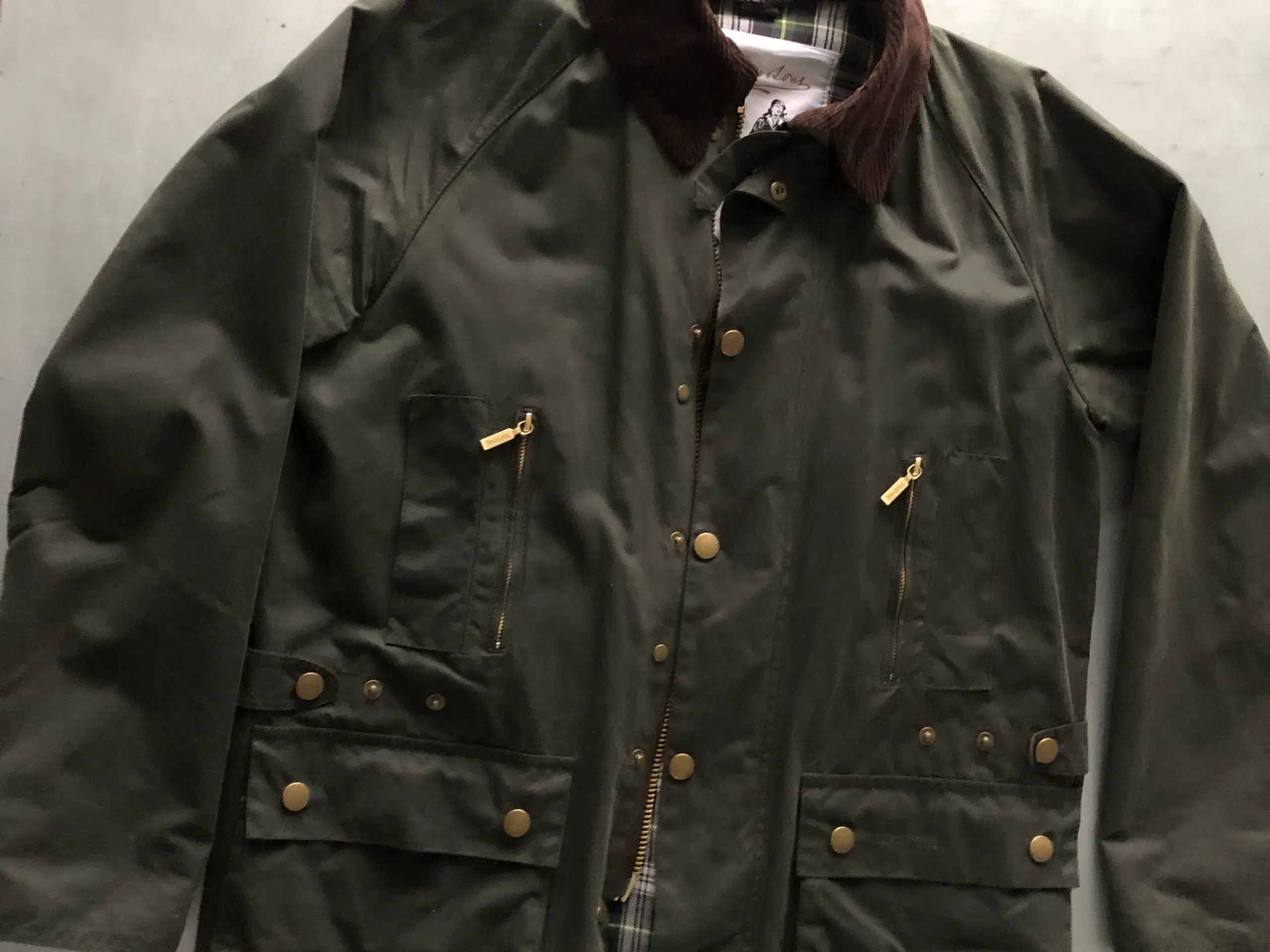 Barbour herre wax jakke large/ 52-54