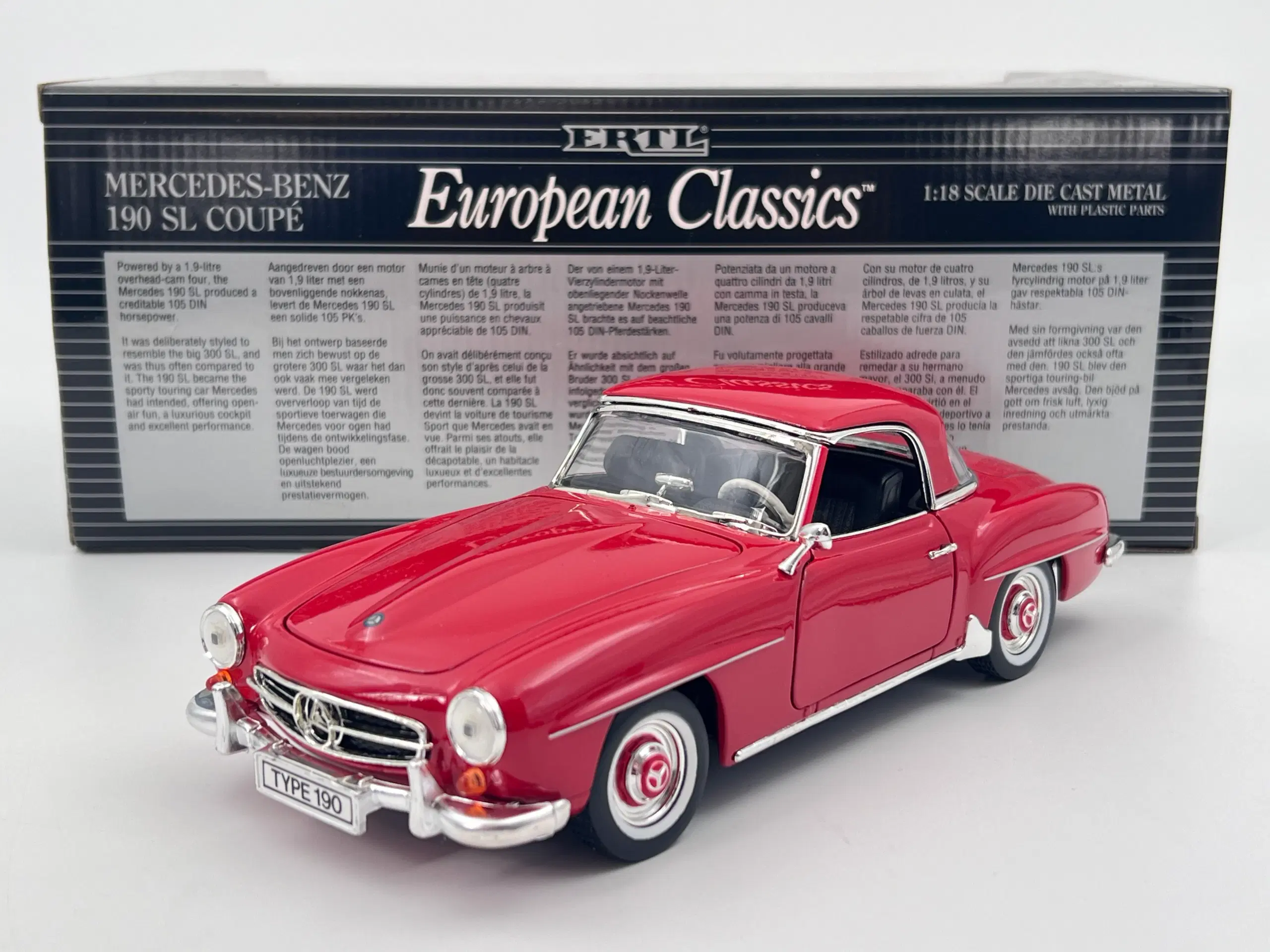 1955 Mercedes-Benz 190 SL Coupe 1:18