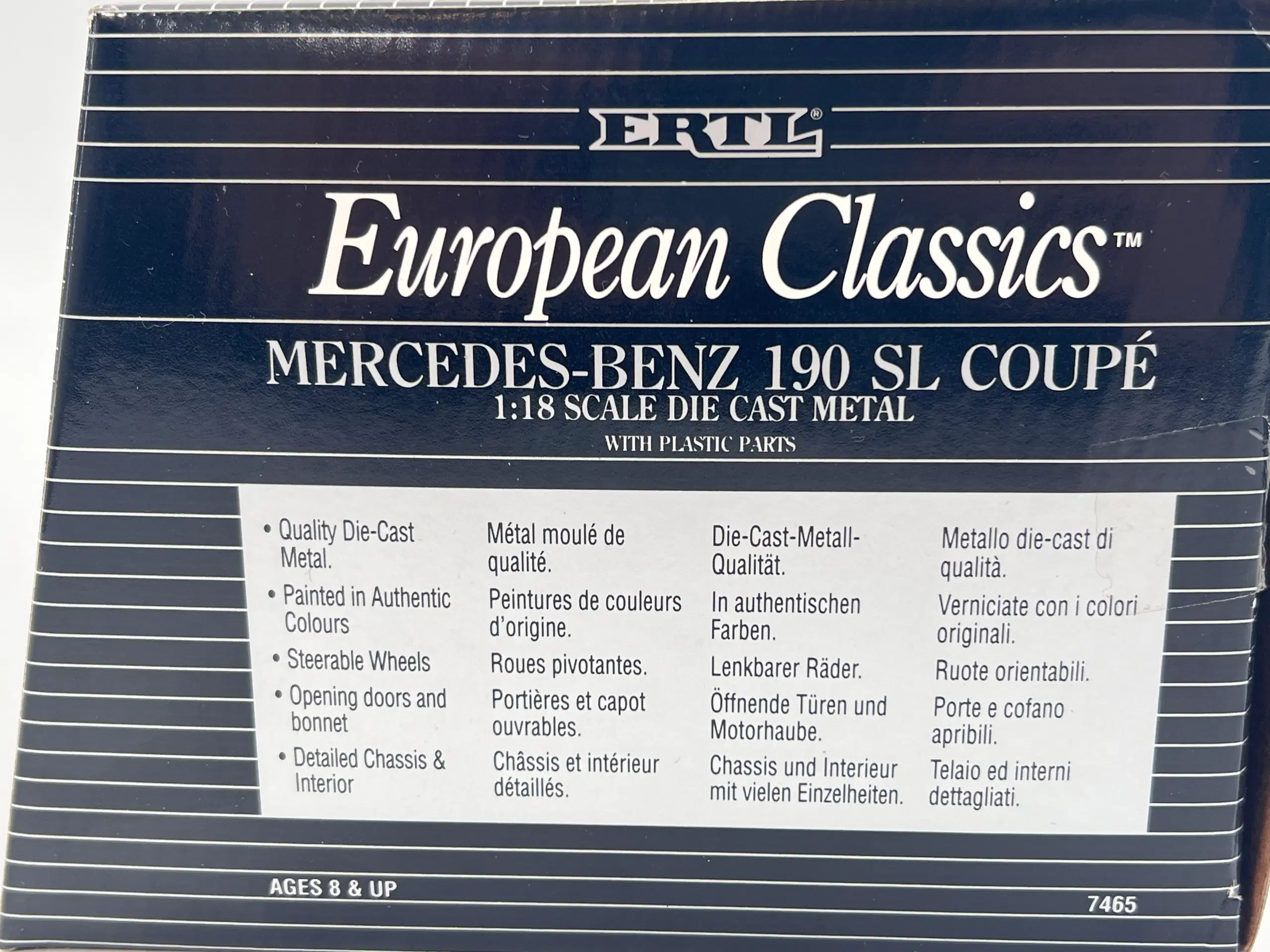 1955 Mercedes-Benz 190 SL Coupe 1:18