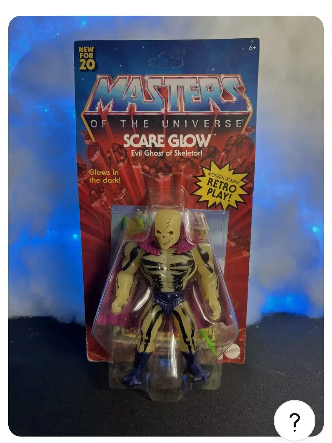 Masters of the universe skeletor glowing