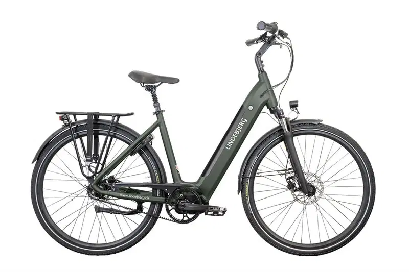 Lindebjerg 28'' Elcykel Center Royal - Mat grøn