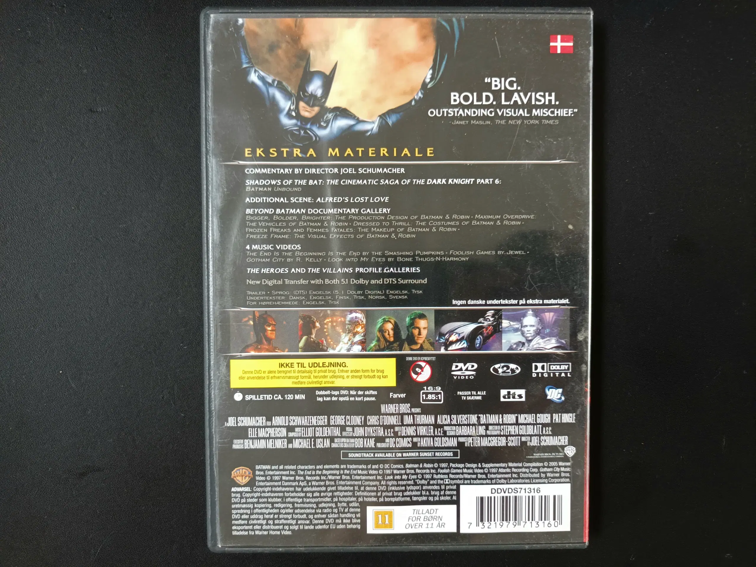 Batman og Robin Dobbelt DVD