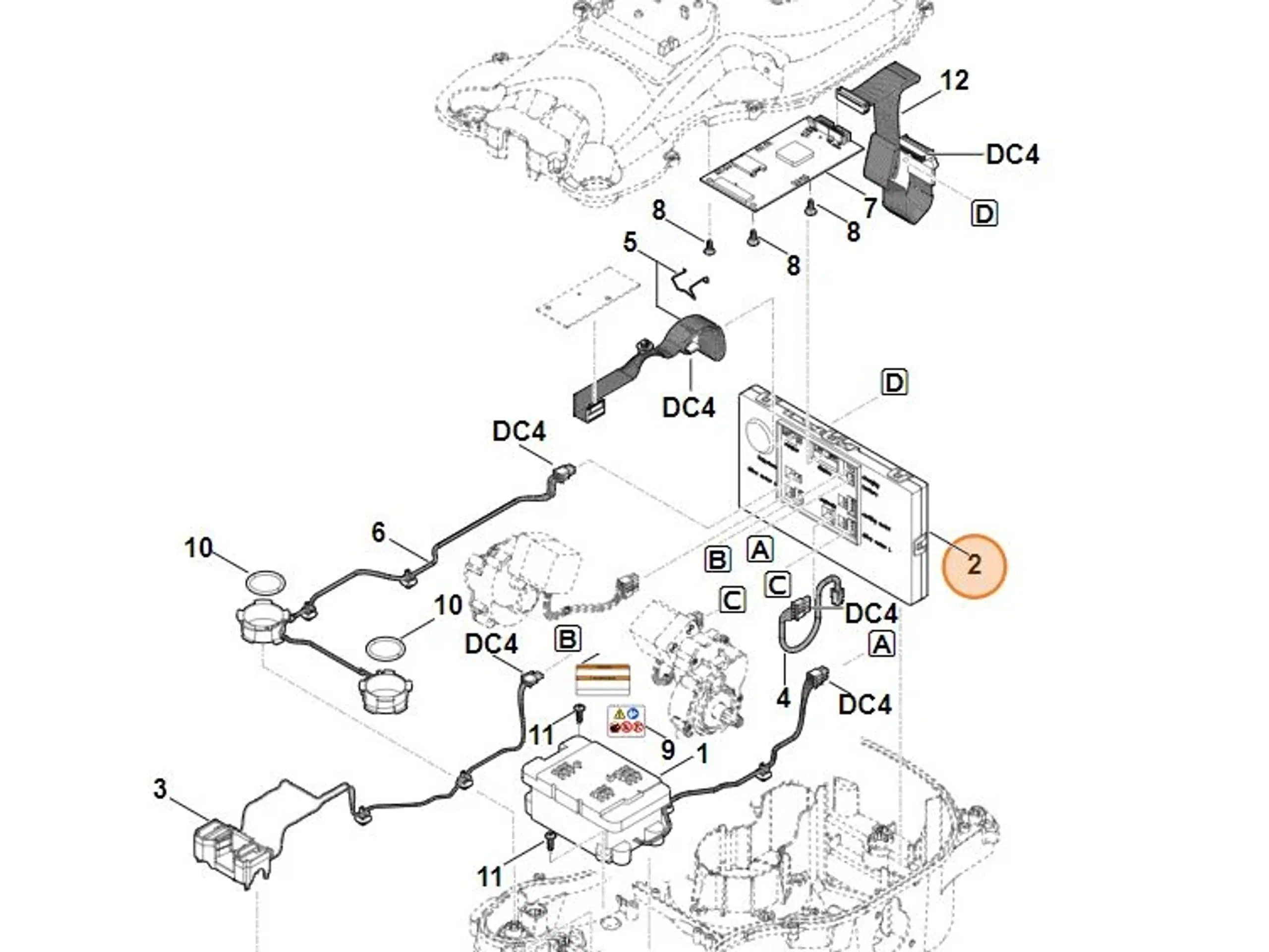 Elektronisk modul 63054301405