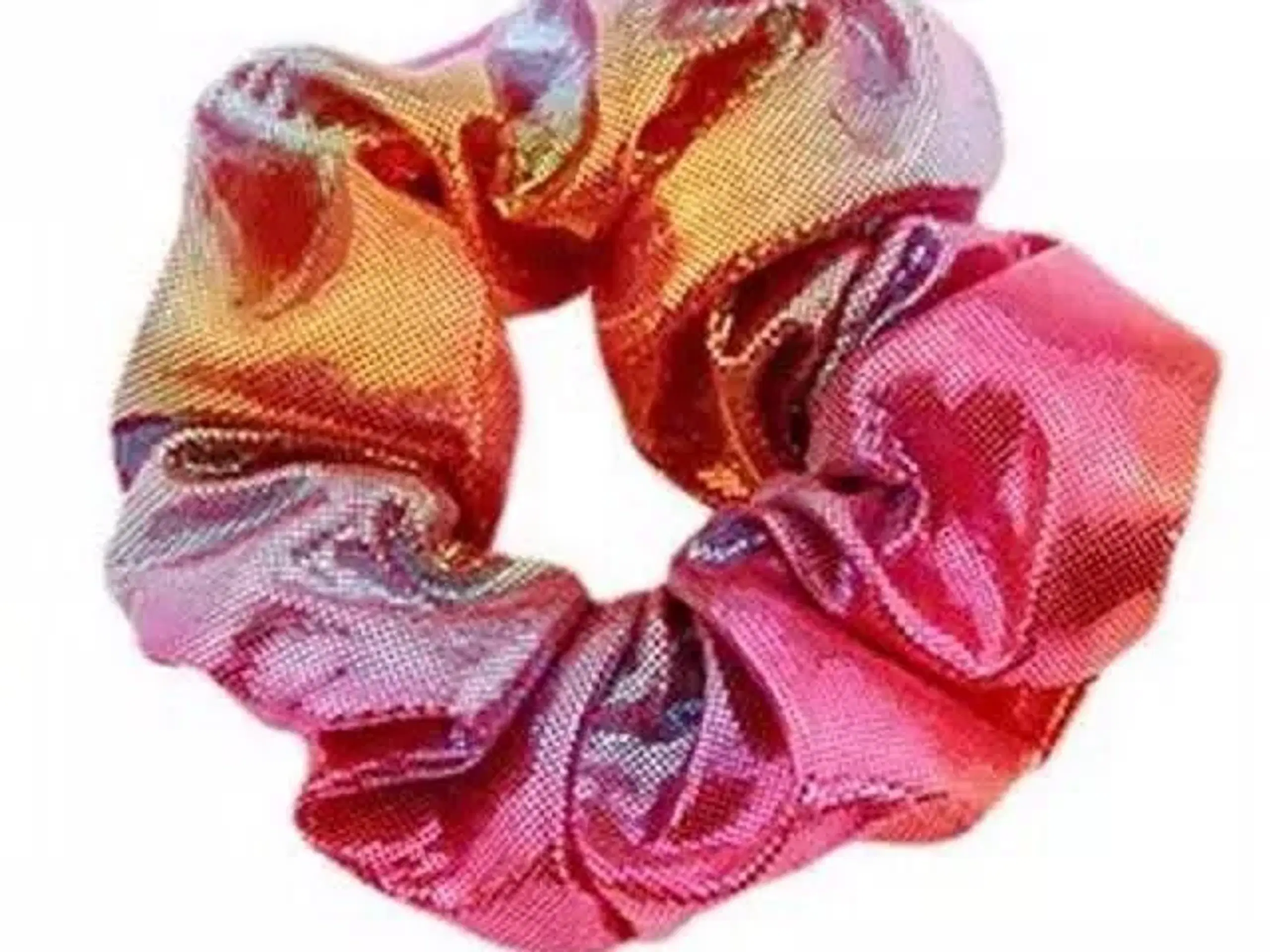 Smuk scrunchie hårelastik med gradient glimmer ef