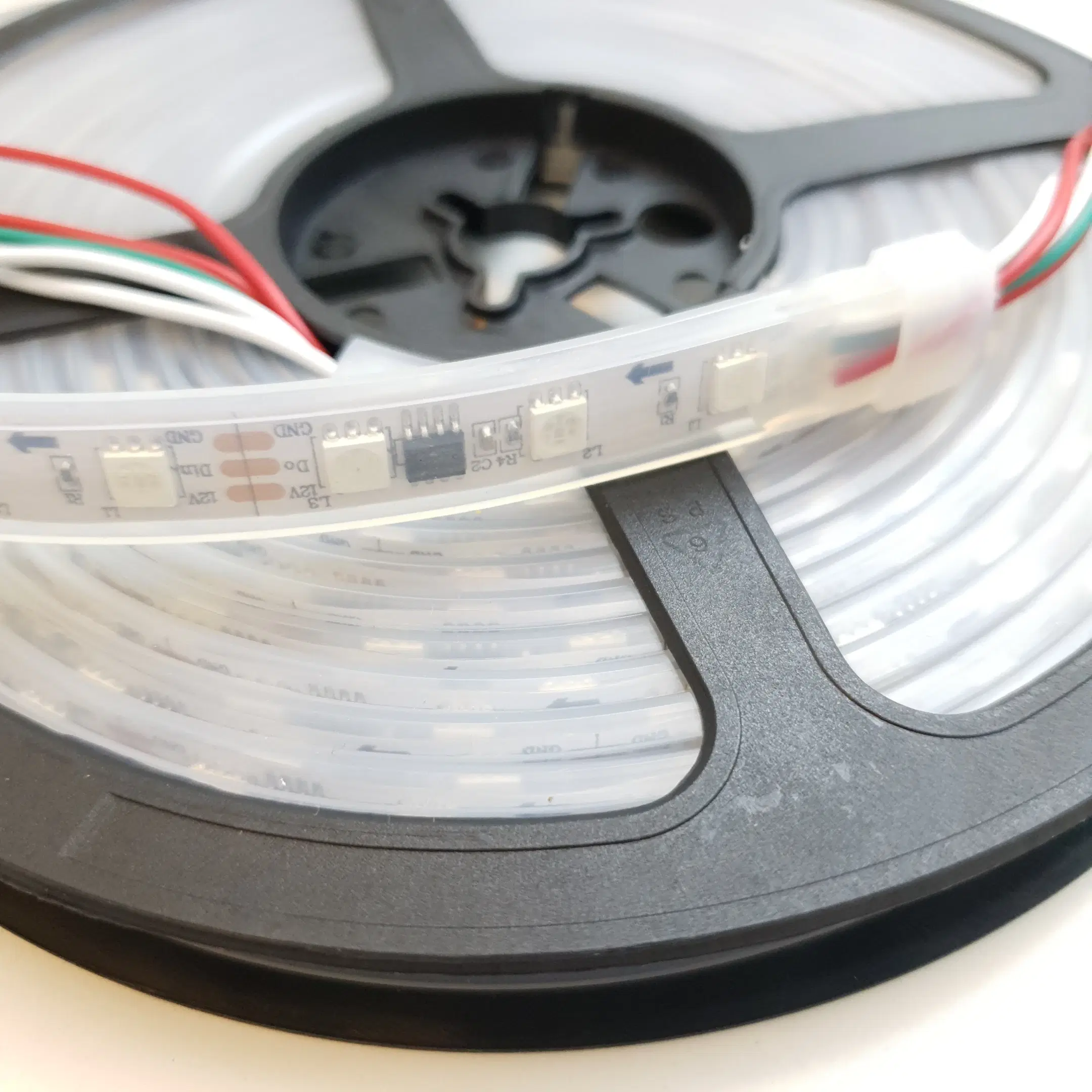 NY! 5m 12V IP67 RGB LED Pixel Strip 5050 WS2811