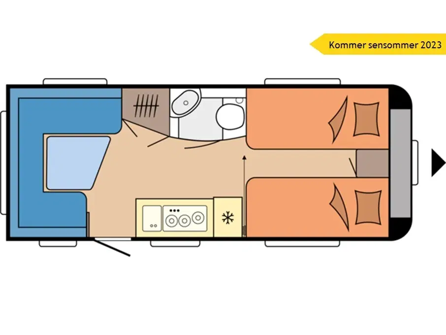 2024 - Hobby De Luxe 495 UL   Hobby De Luxe 495 UL ny model 2024 kan nu ses hos Camping -Specialistendk