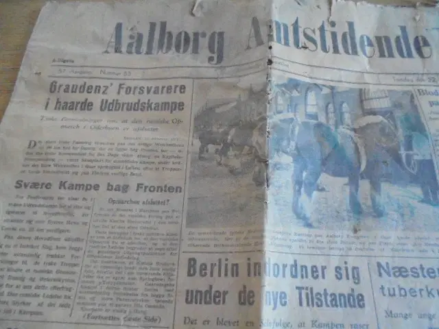 Aalborg Amtstidende 22 februar 1945