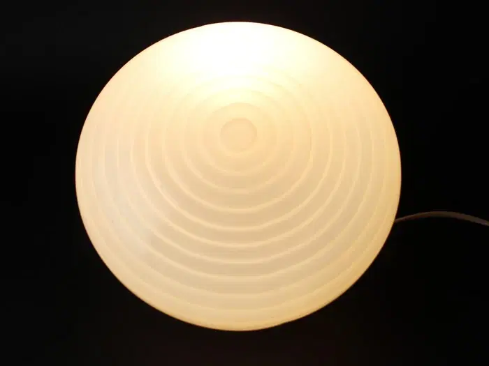 Vintage - Flot retro glas lampe fra 70 erne