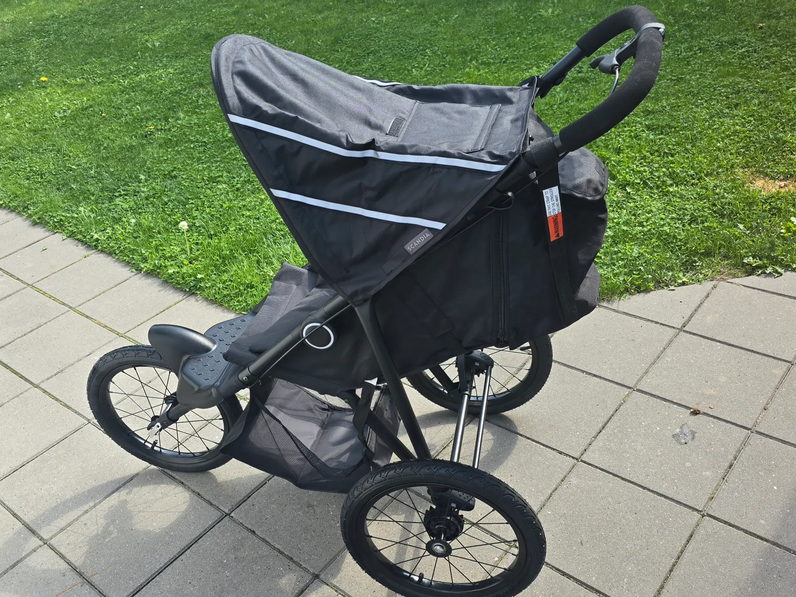 Barnevogn Solace løbejogger 20 sort SCANDIA