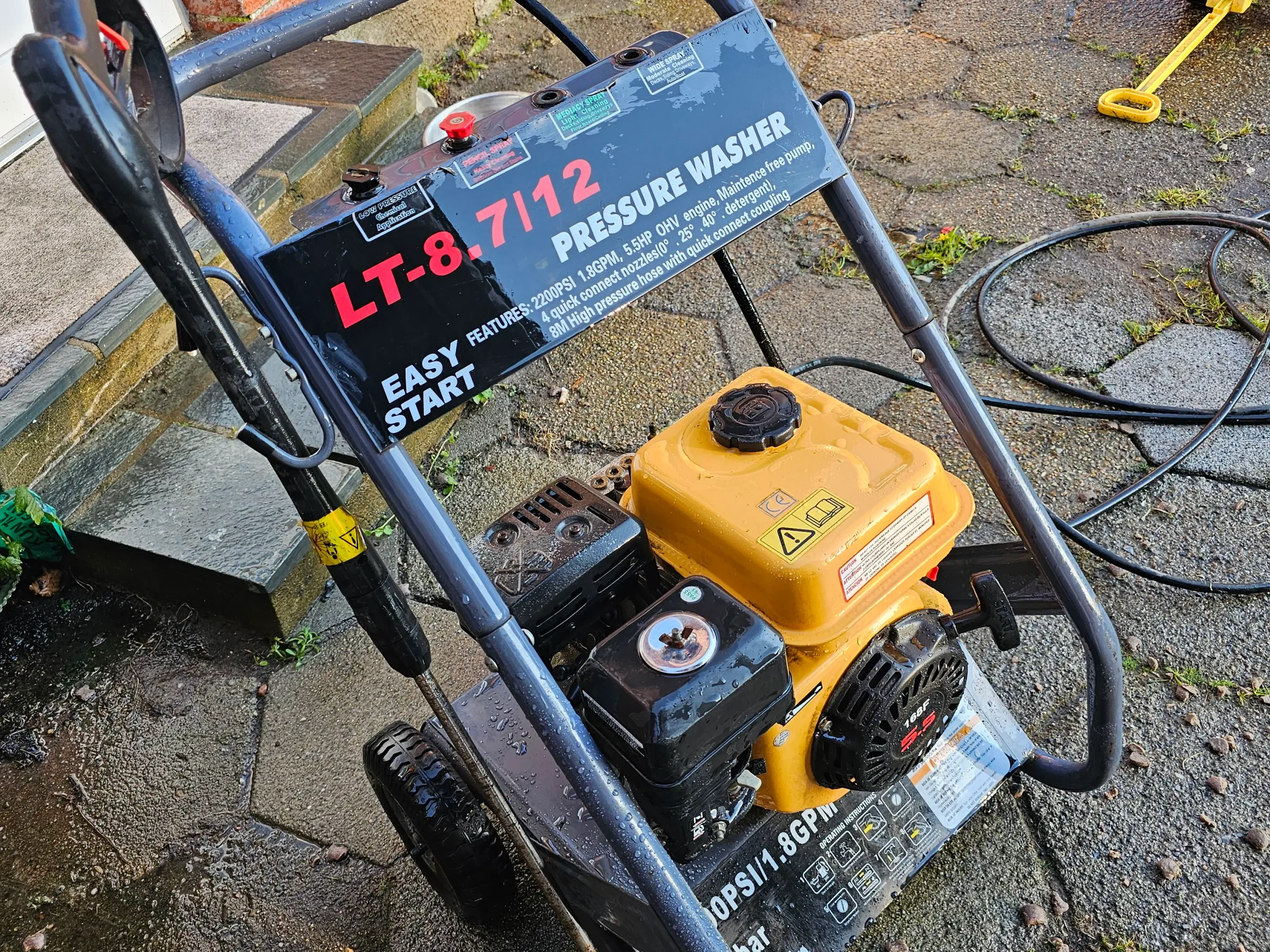 Højtryksrenser 2200psi/18gpm 154bar 70L/min LT-