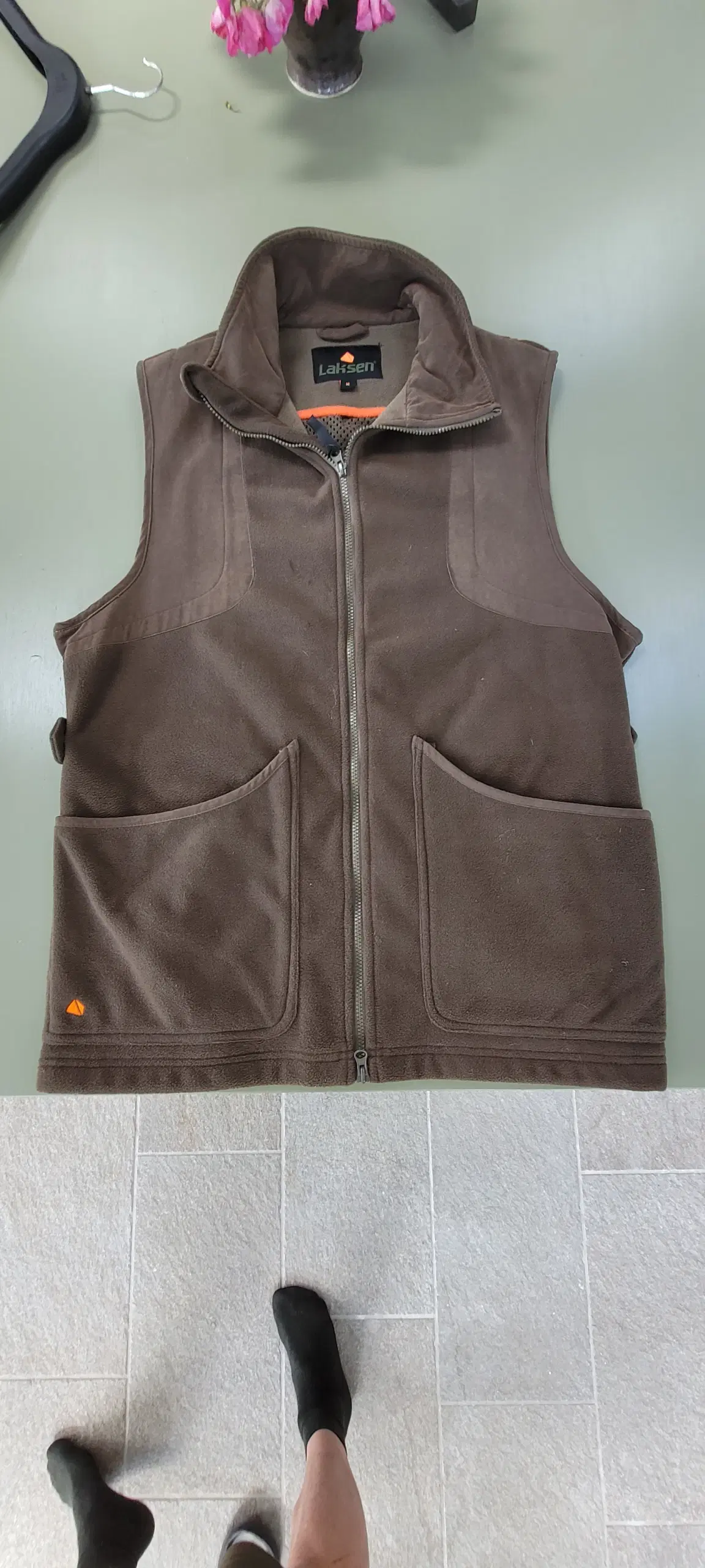 Laksen fleece vest og jakke