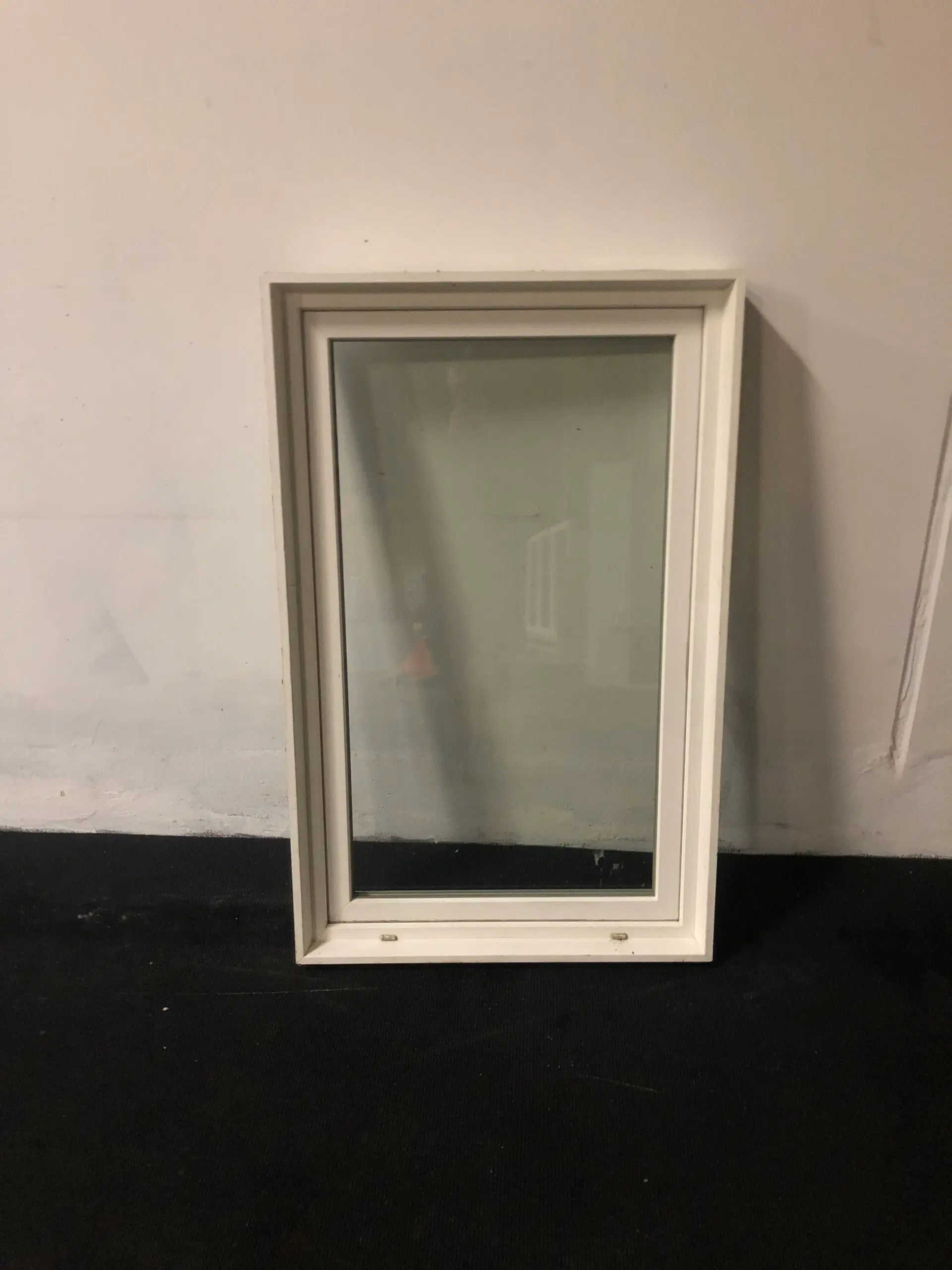 Dreje-kip vindue pvc 878x120x1390 mm højrehængt hvid