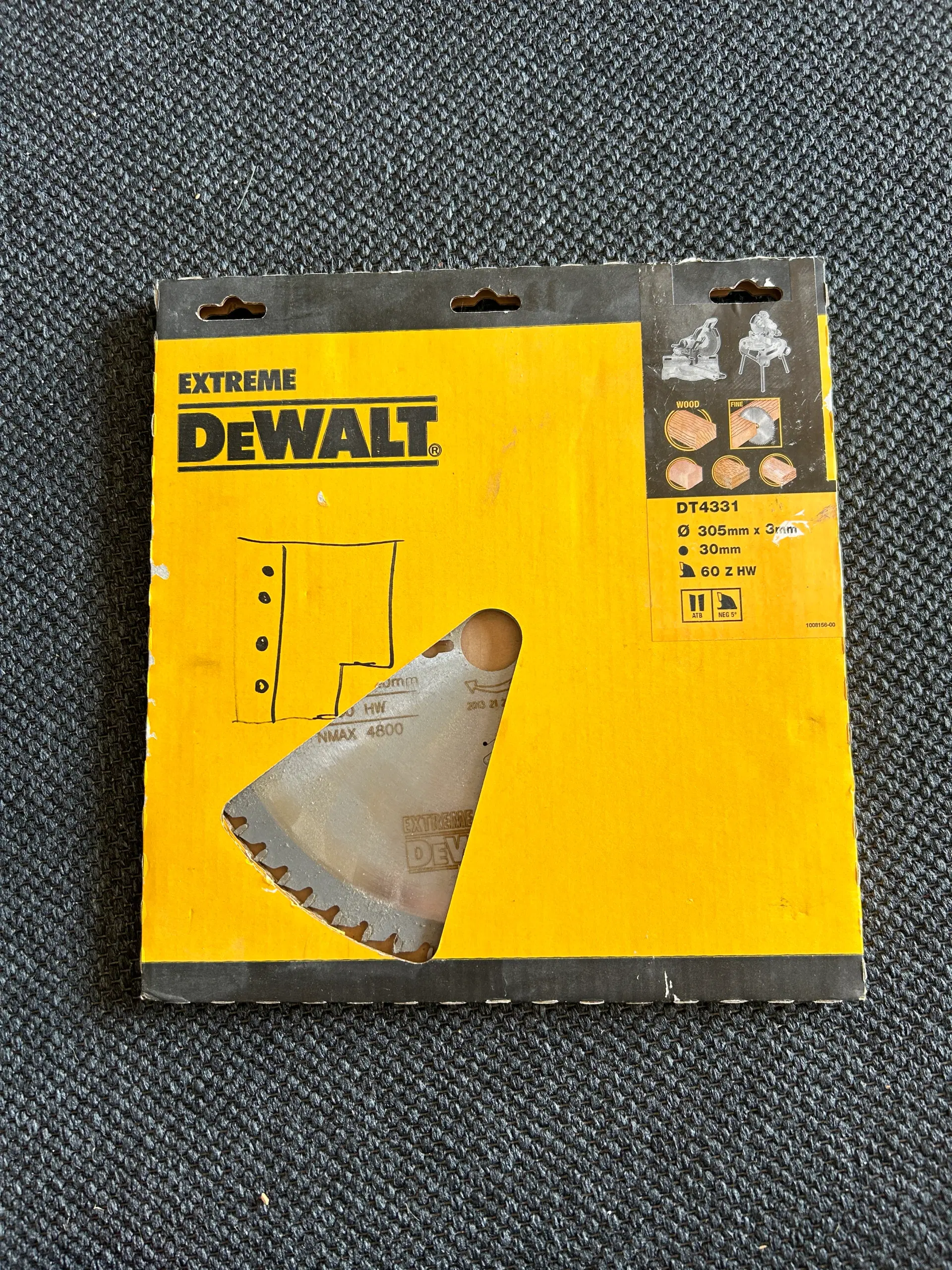 DeWalt exstreme Wood klinge - for combisav