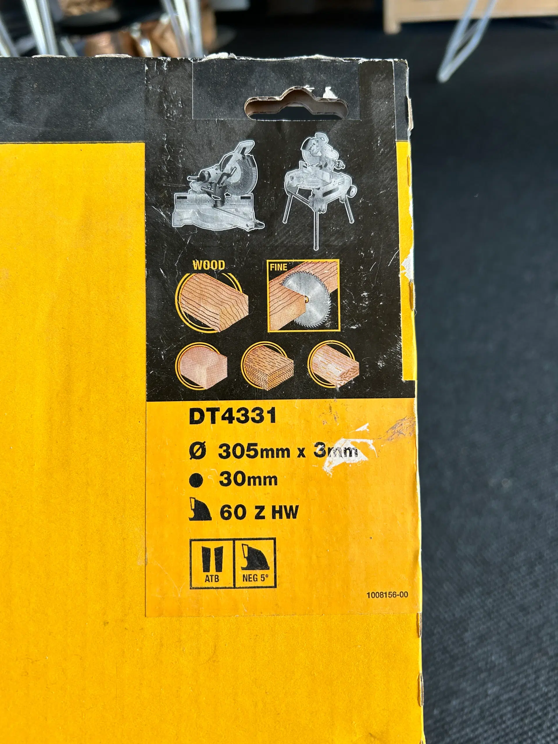 DeWalt exstreme Wood klinge - for combisav