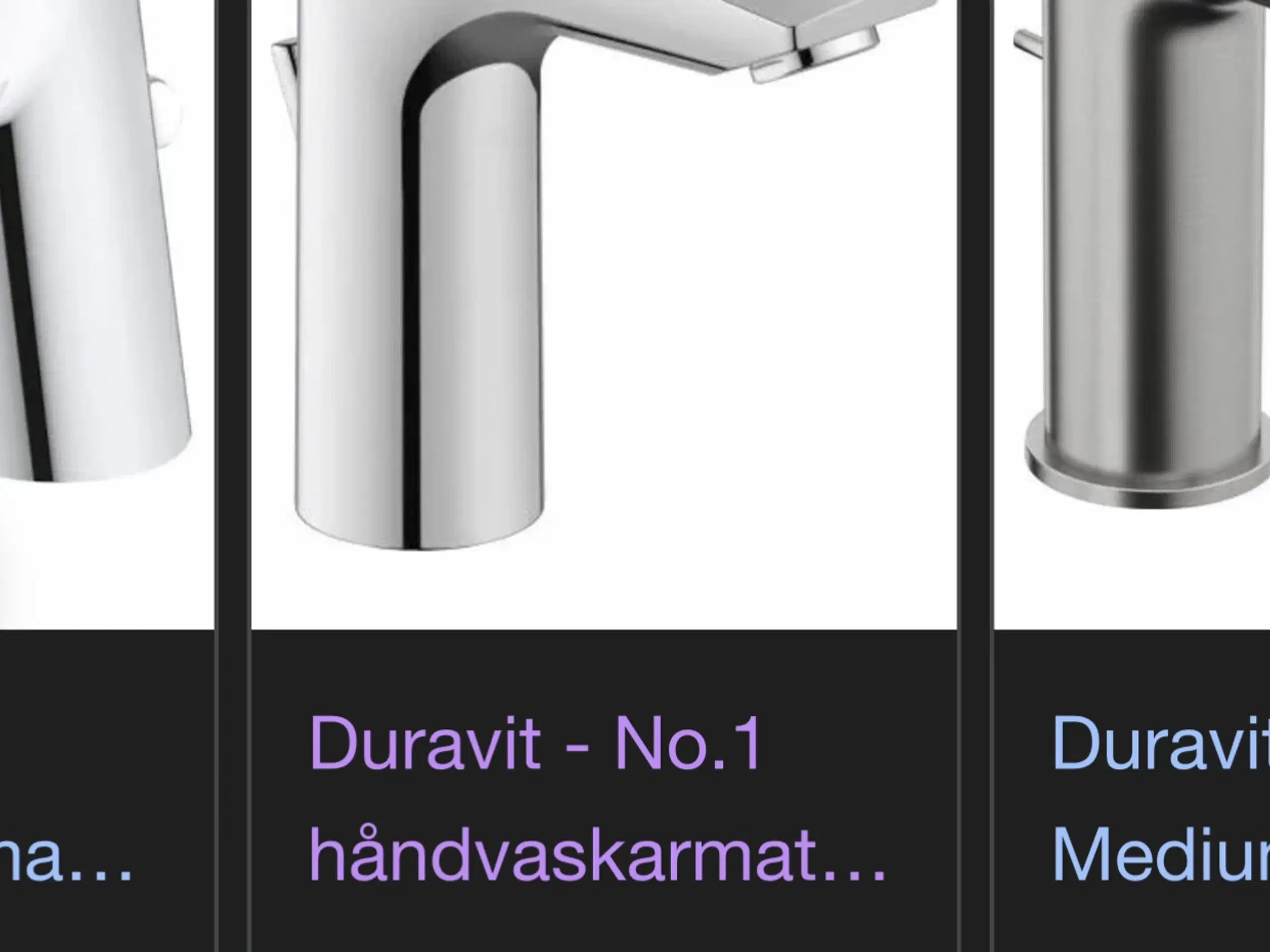 3stk. Duravit vandhaner