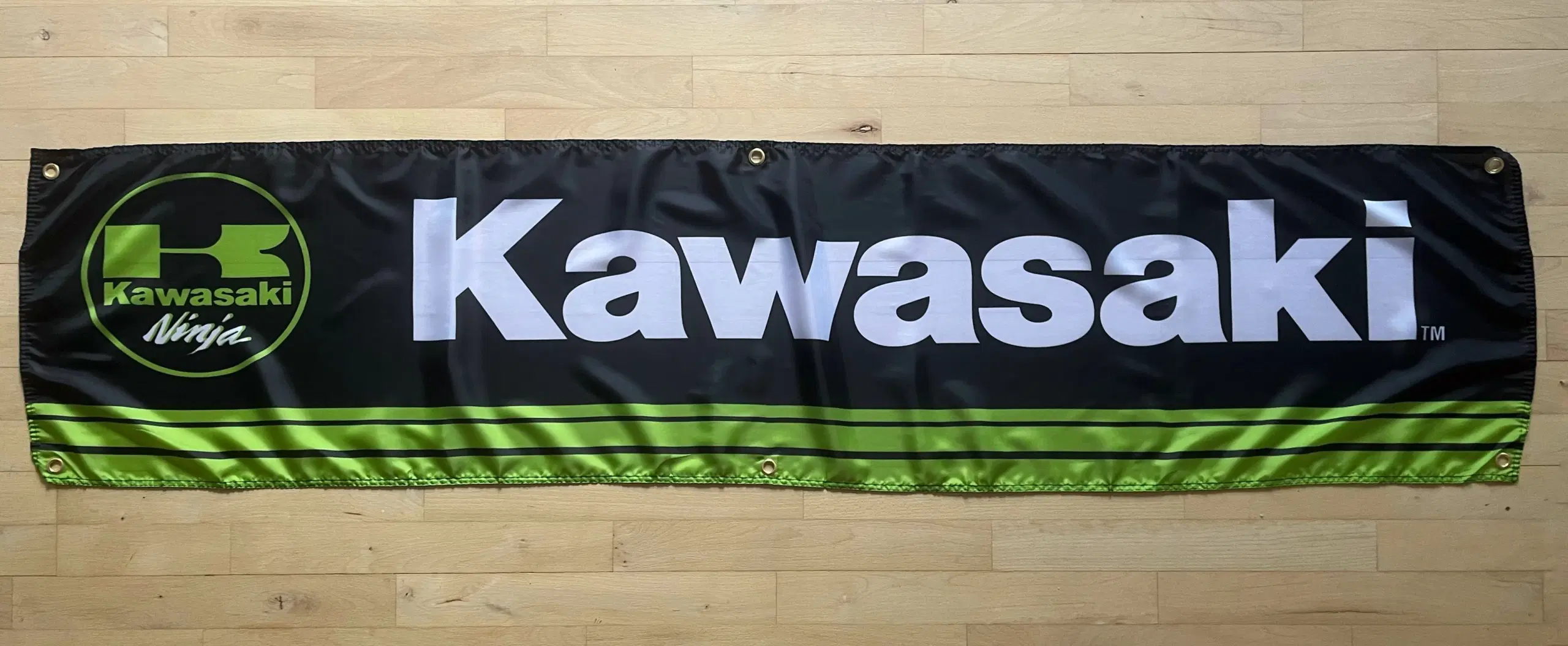 Flag med Kawasaki Ninja