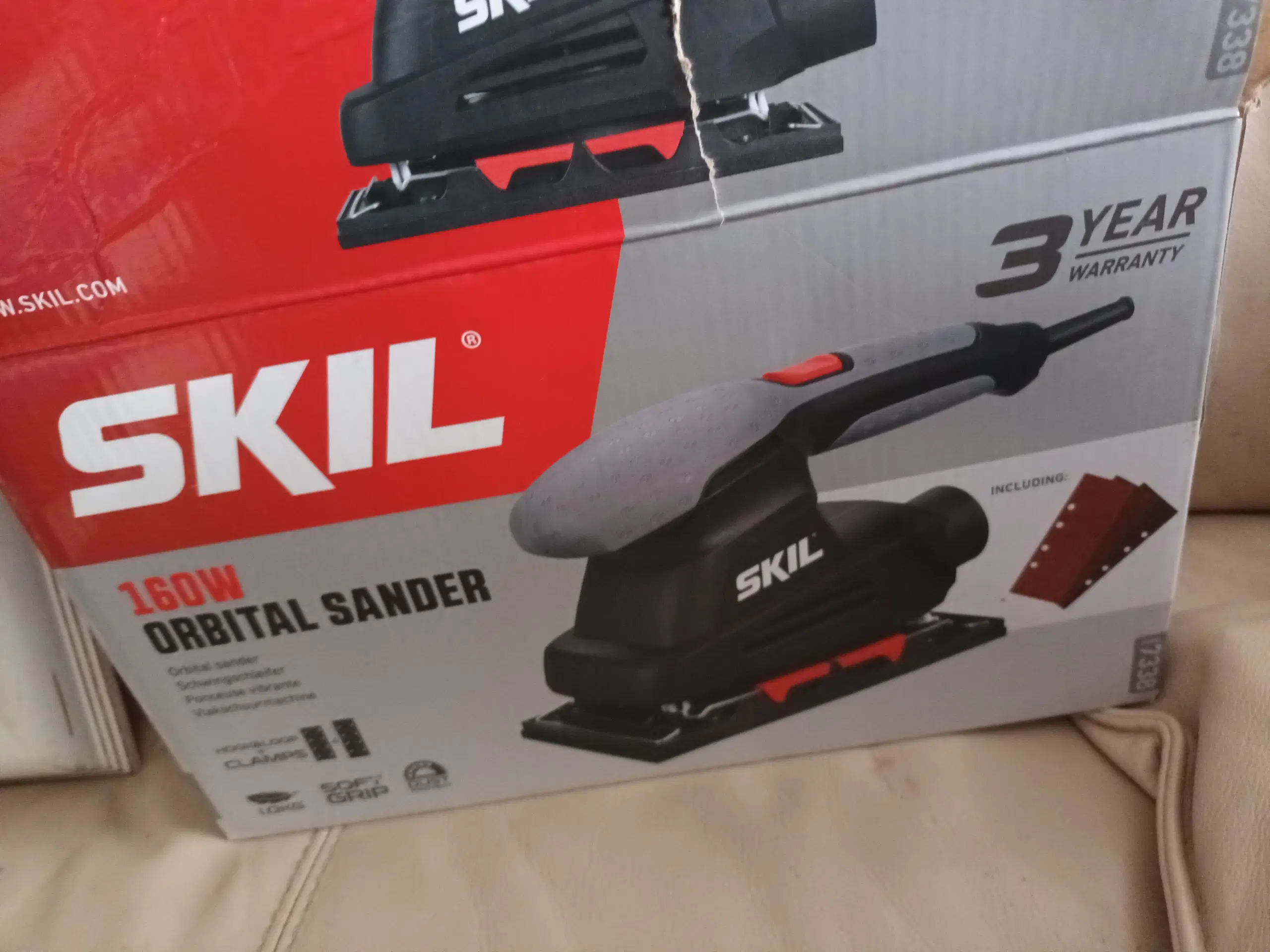 SKIL 160 W ORBITAL SANDER RYSTEPUDSER