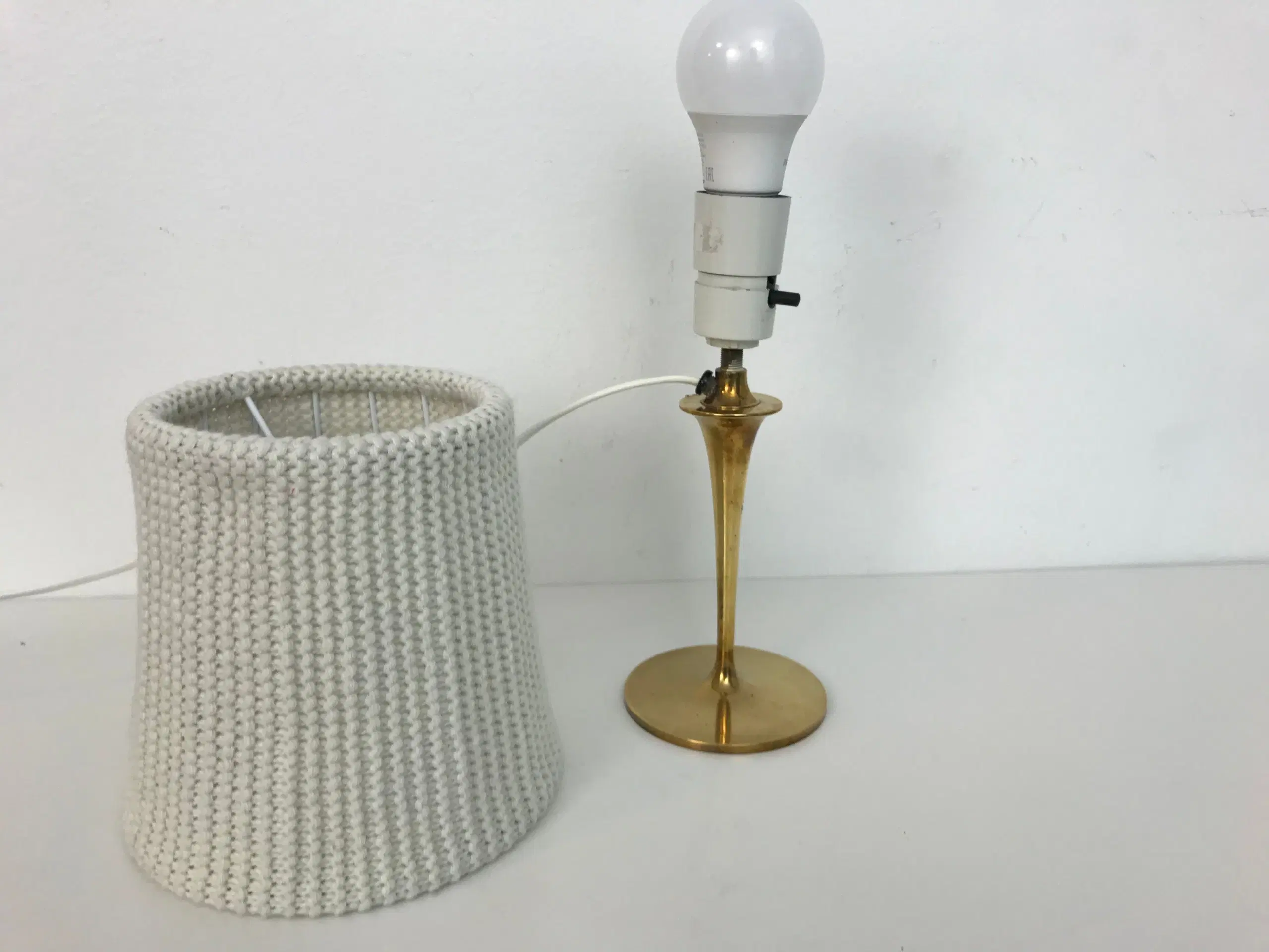 Vintage messing bordlampe