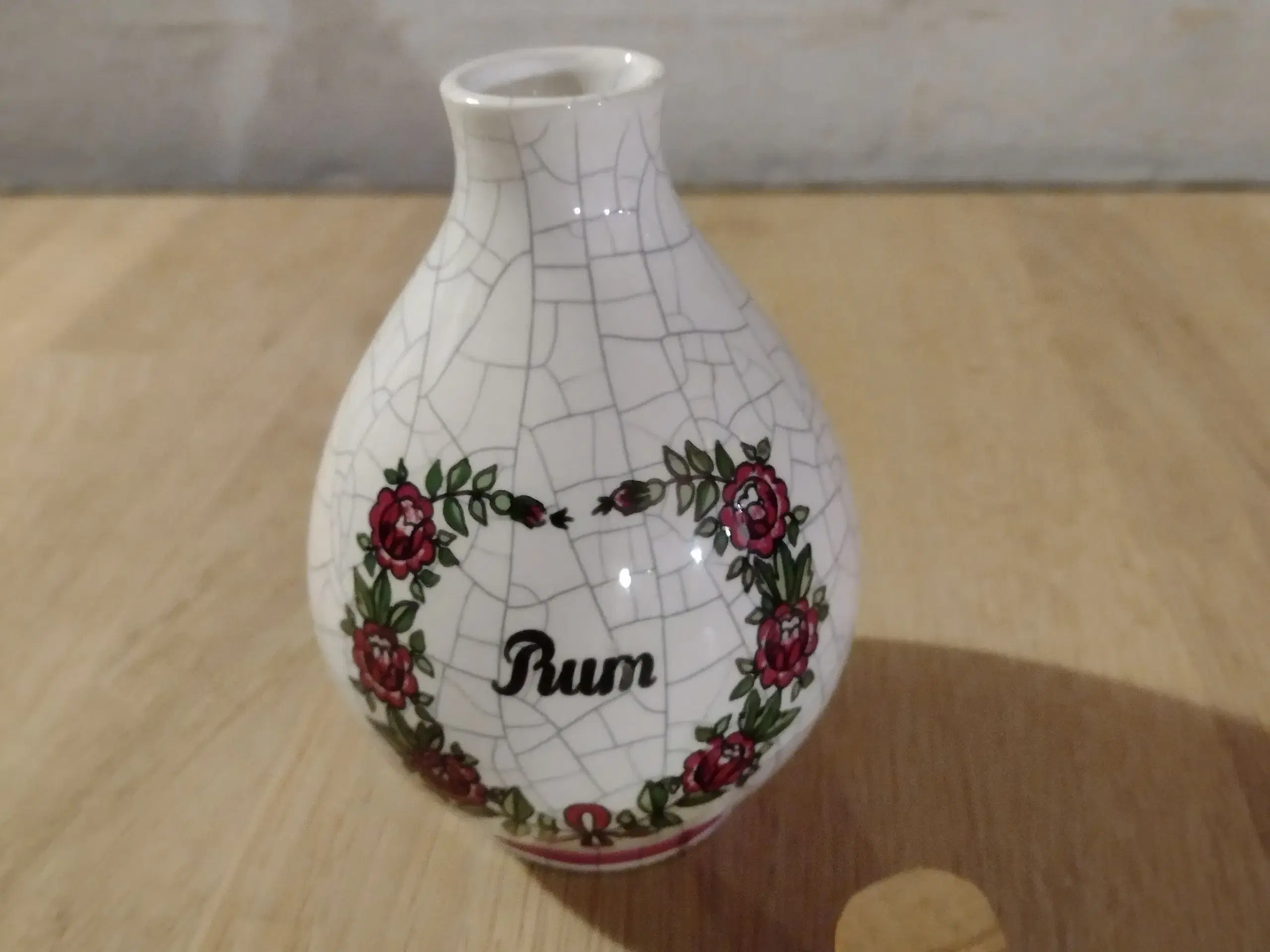 Lille RUM flaske i porcelæn