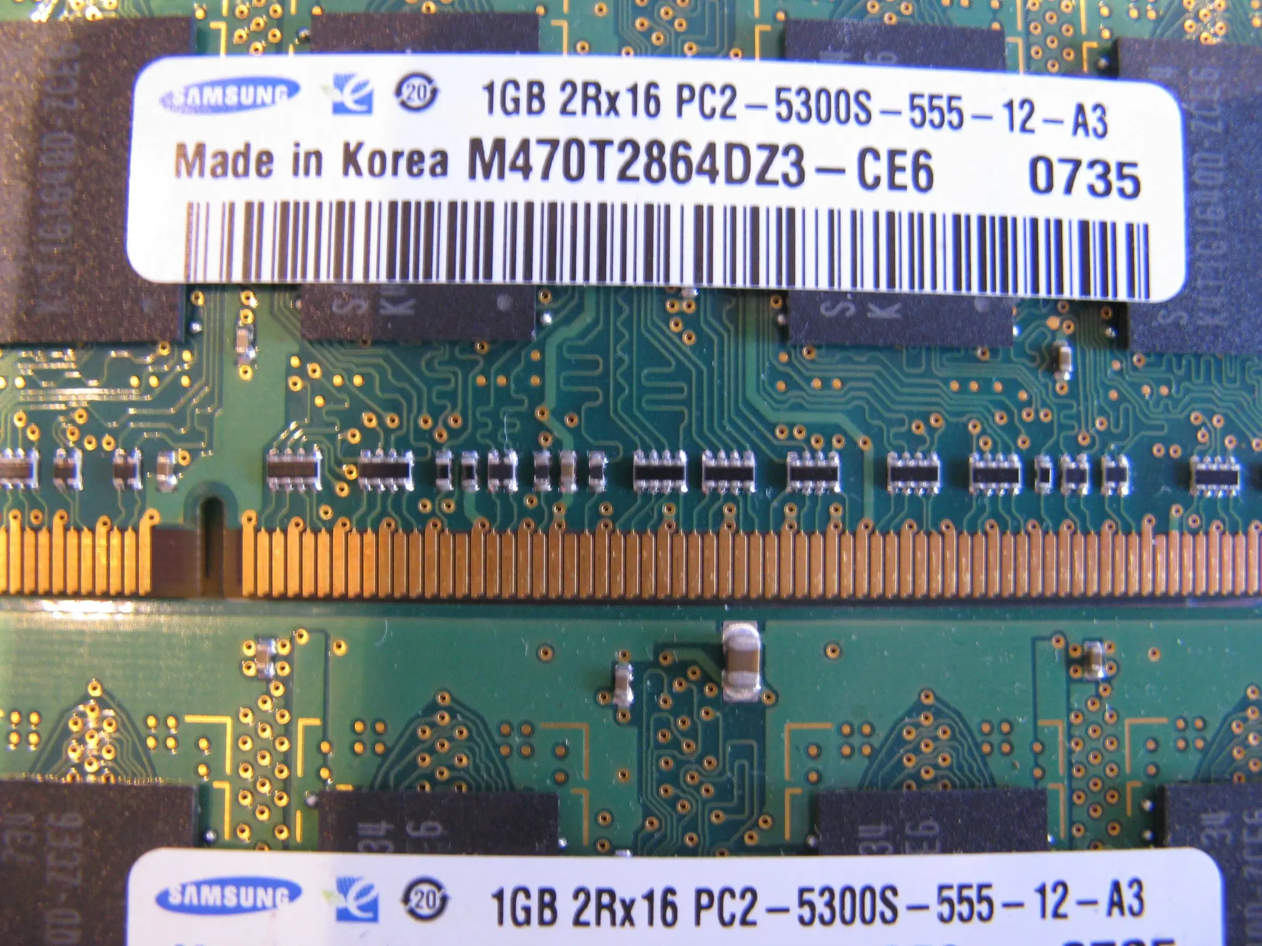 samsung 2GB DDR2 SDRAM SO DIMM 200-pin