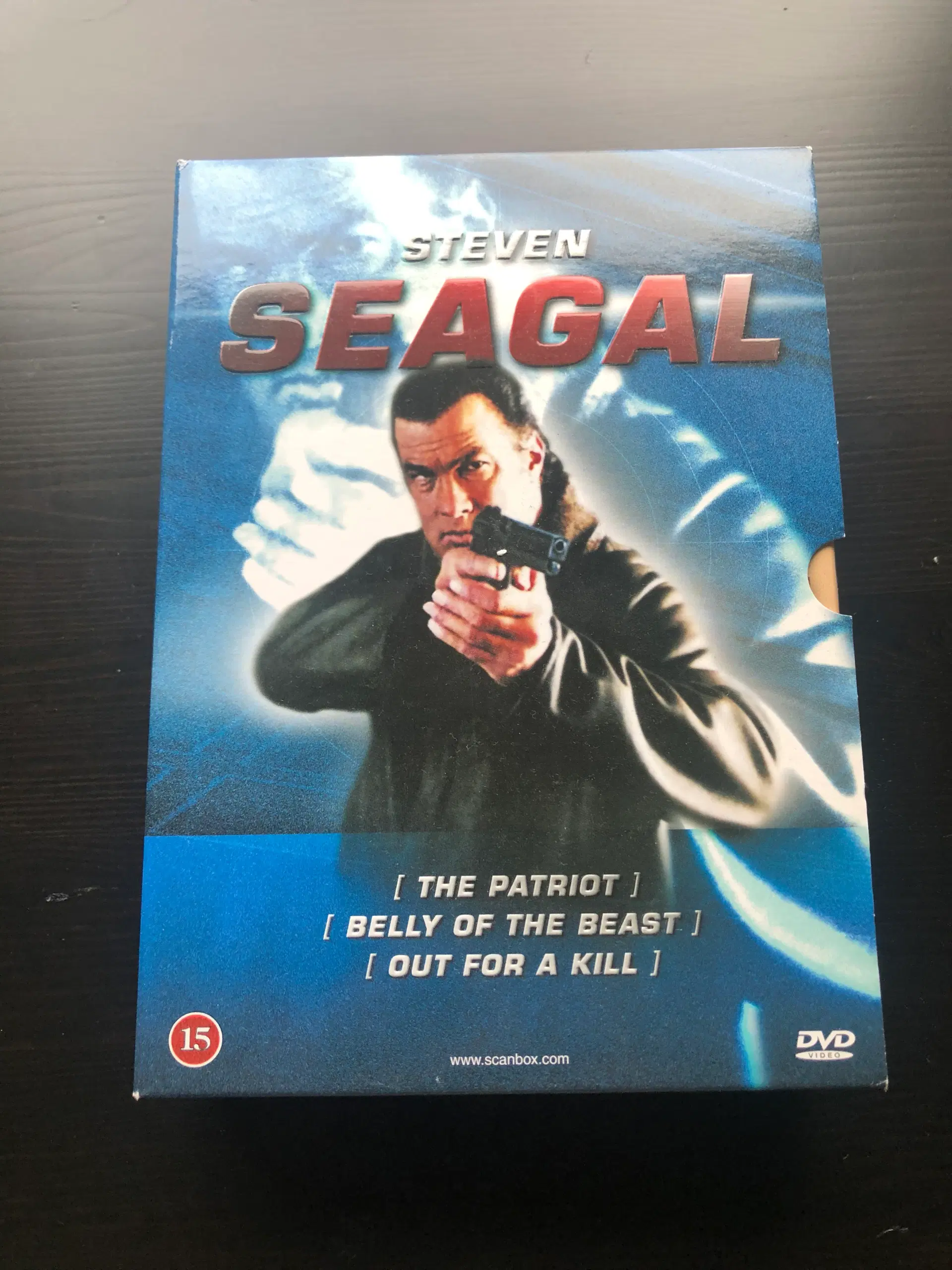 Steven Seagal 3 film DVD Box