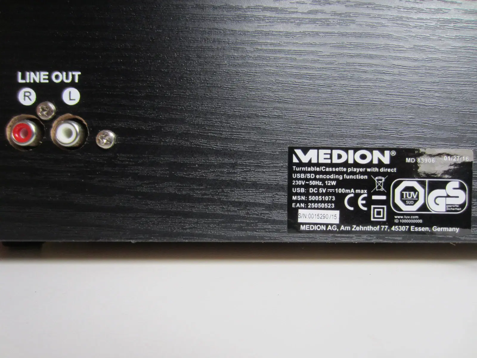 MEDION® MD 83906 USB digital grammofon