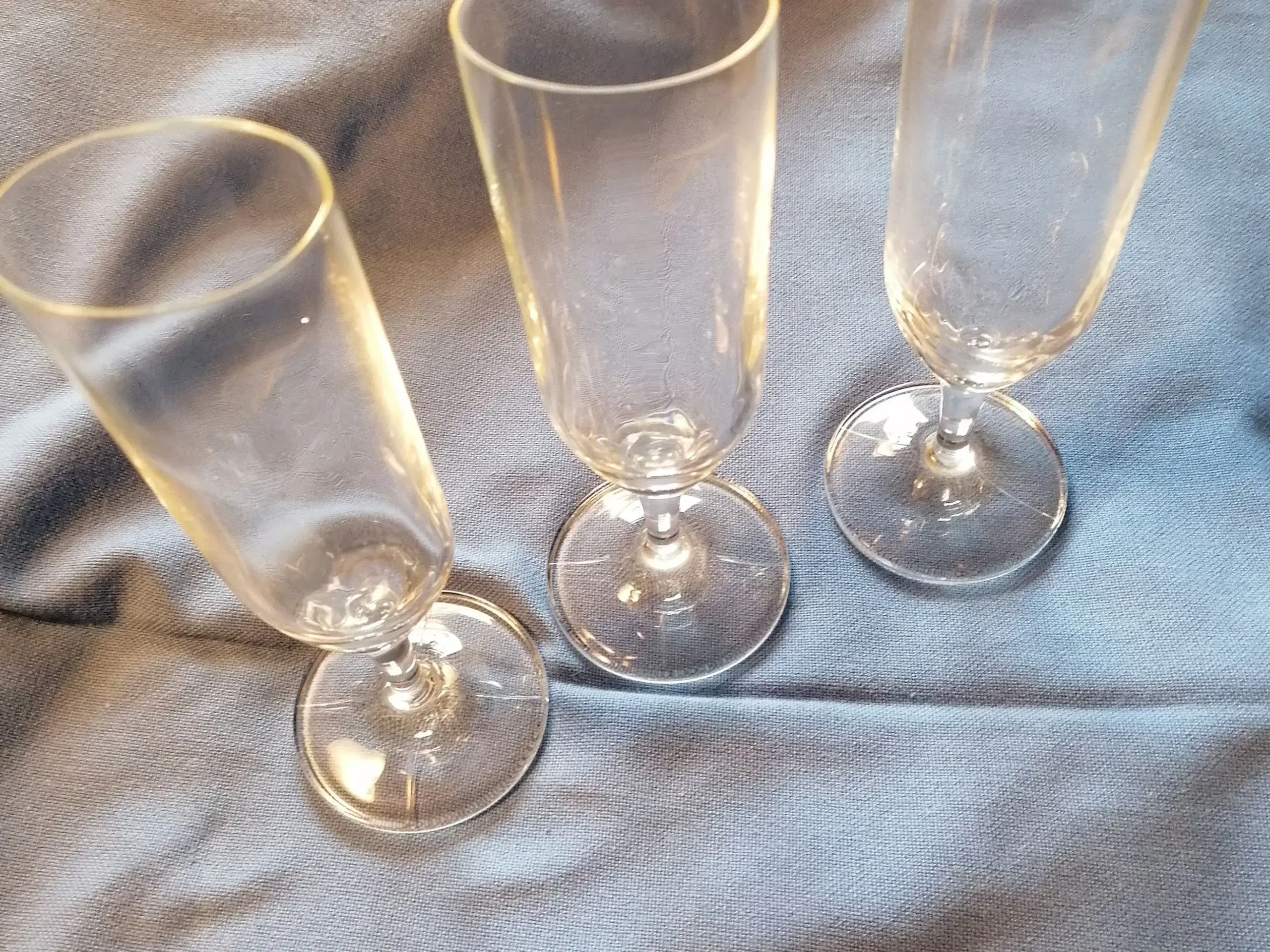 Glas med Monogram - 3 stk