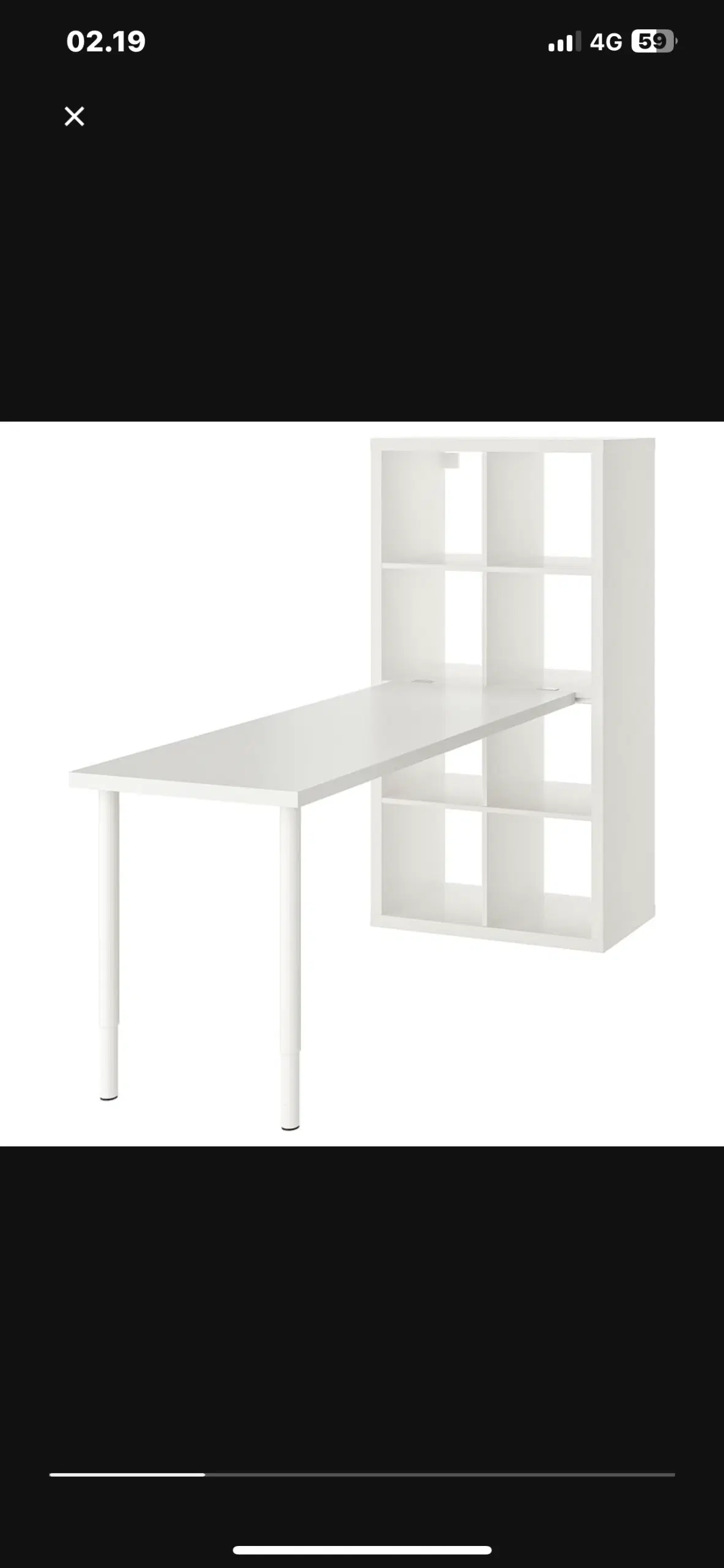 Skrivebord fra Ikea