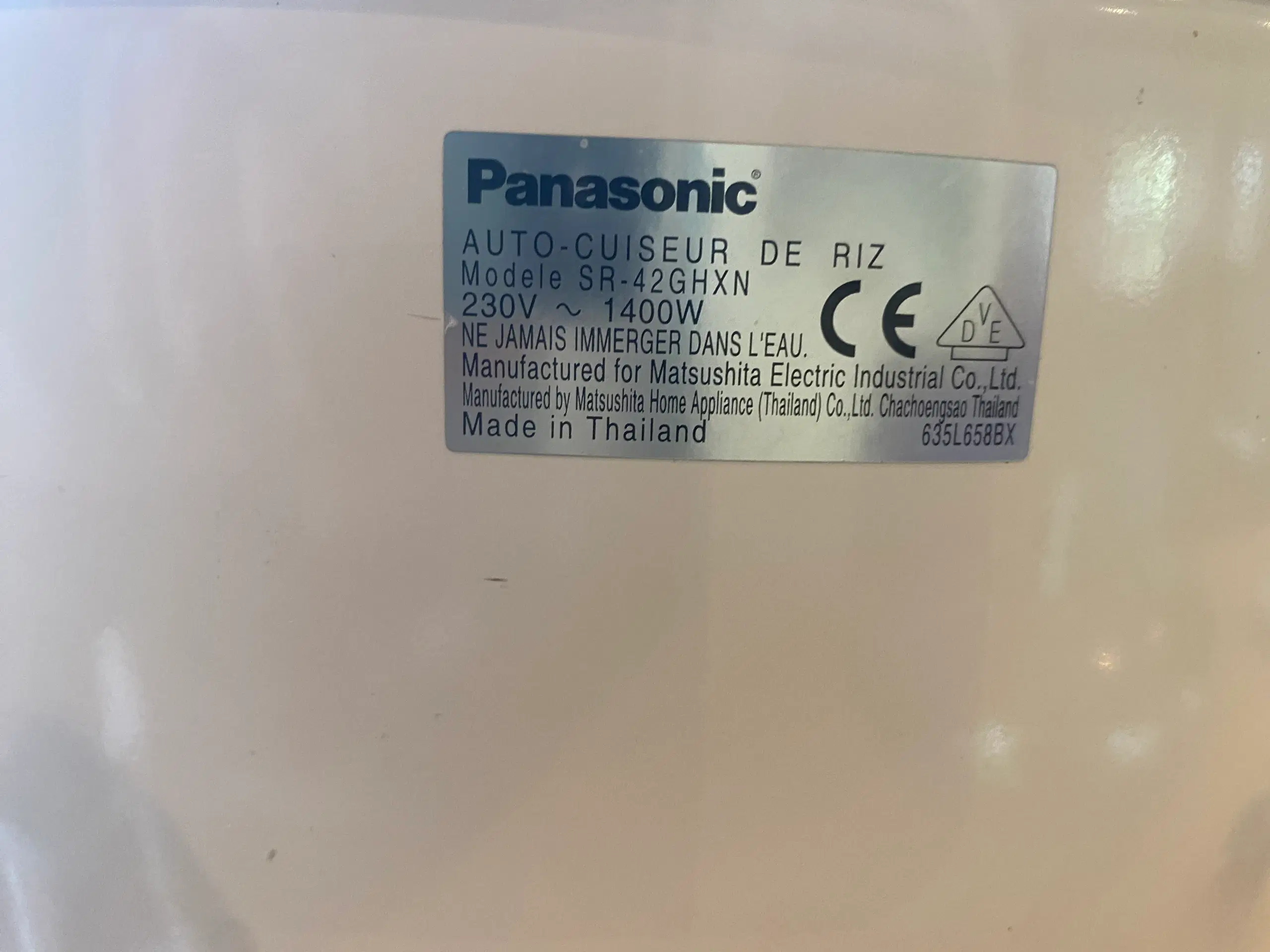 Riskoger panasonic