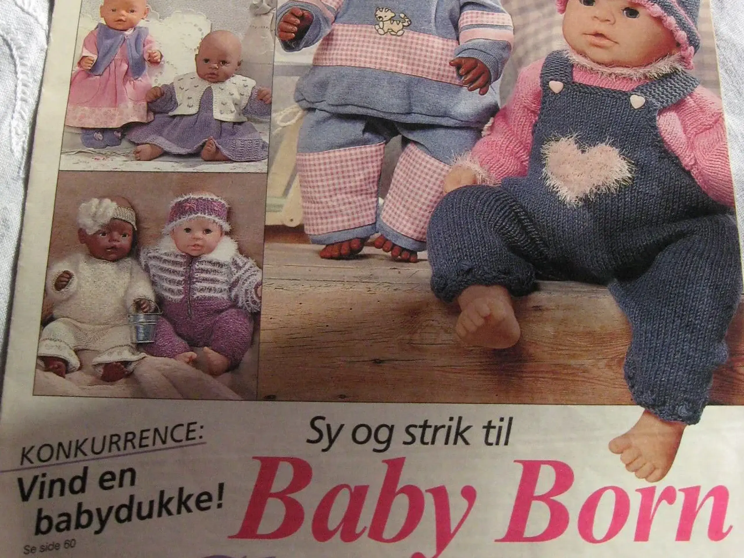 Sy og strik til Baby Born og Chou Chou