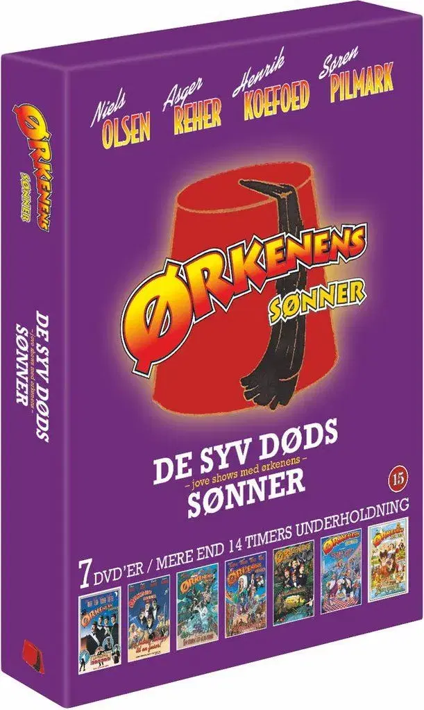 ØRKENENS SØNNER ; 7 dvd sæt ; SE INFO