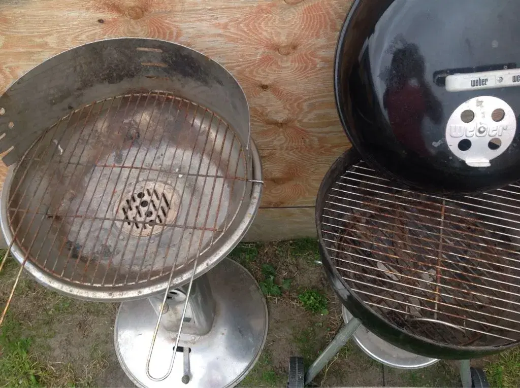 2 stk kul grill  Weber & rustfri