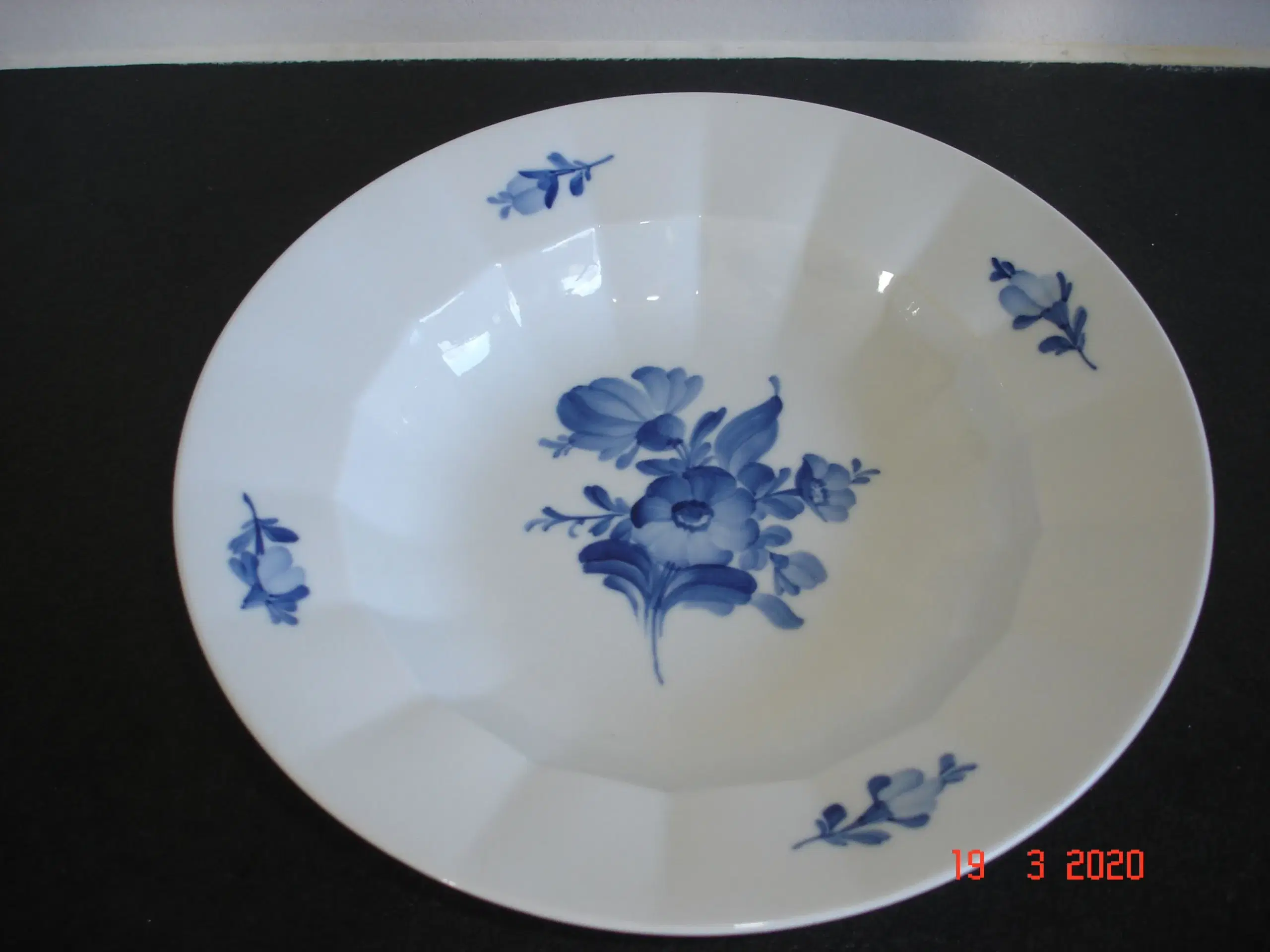 Porcelæn "Blå blomst"