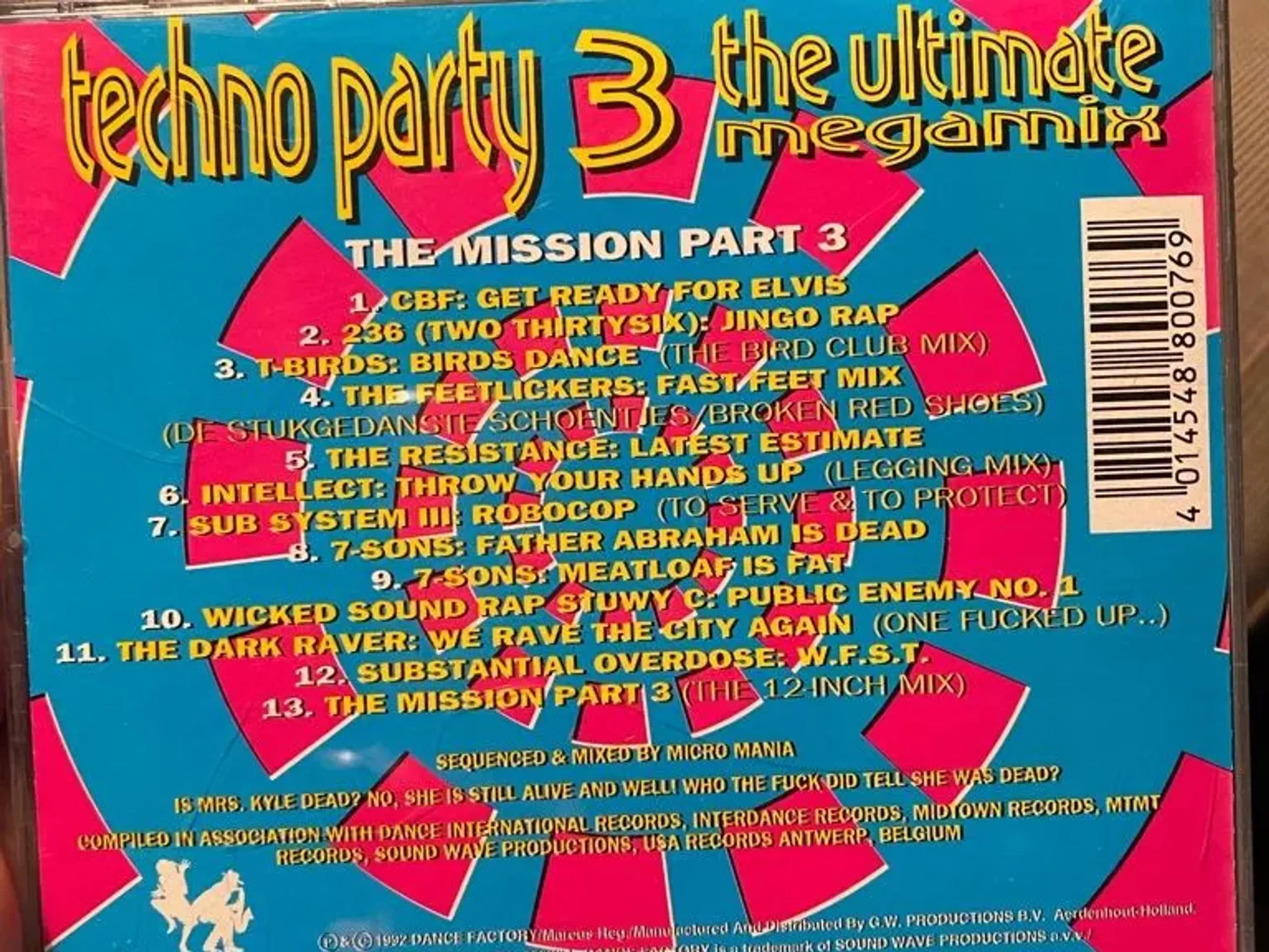 Techno party 3 The Ultimate megamix