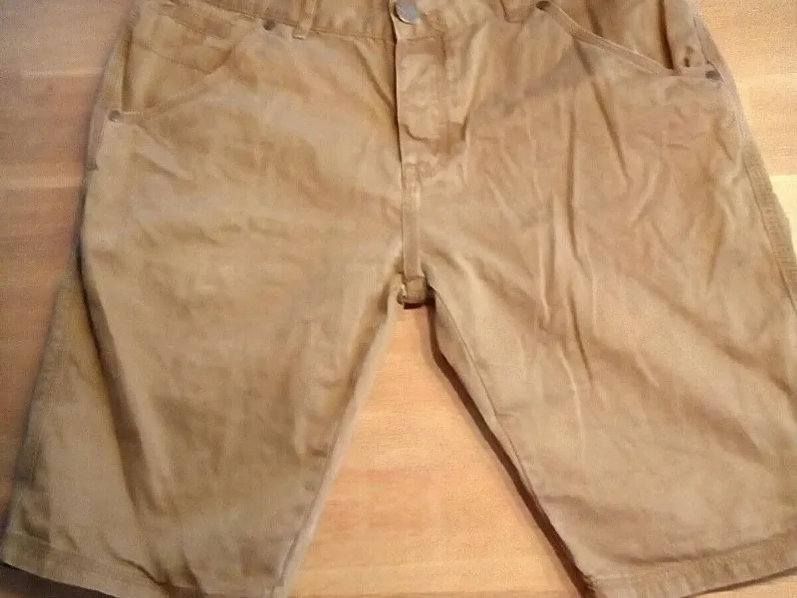 1 par beige herreshorts