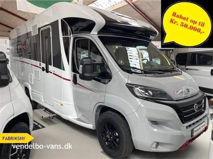 2023 - Dethleffs Pulse Classic T 7051 EB   Luksuriøs camper med enkeltsenge og stor garage